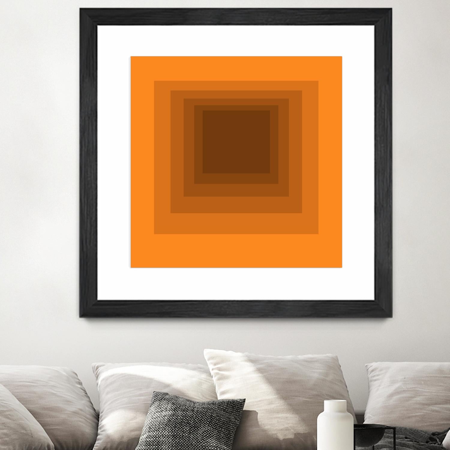 After Josef F by GI ArtLab on GIANT ART - brown abstract