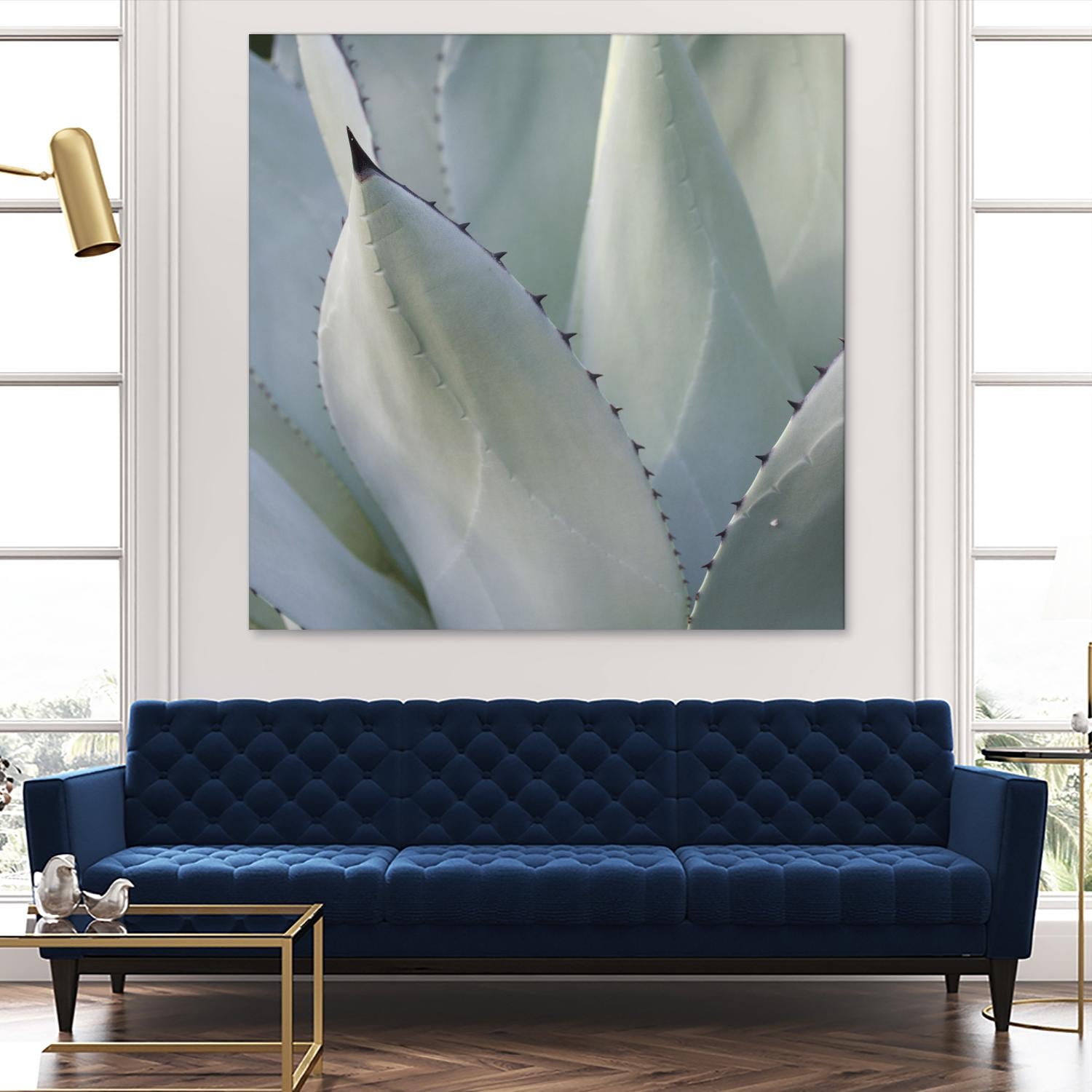 Black Tip Succulent by Karen Ussery on GIANT ART - grey botany