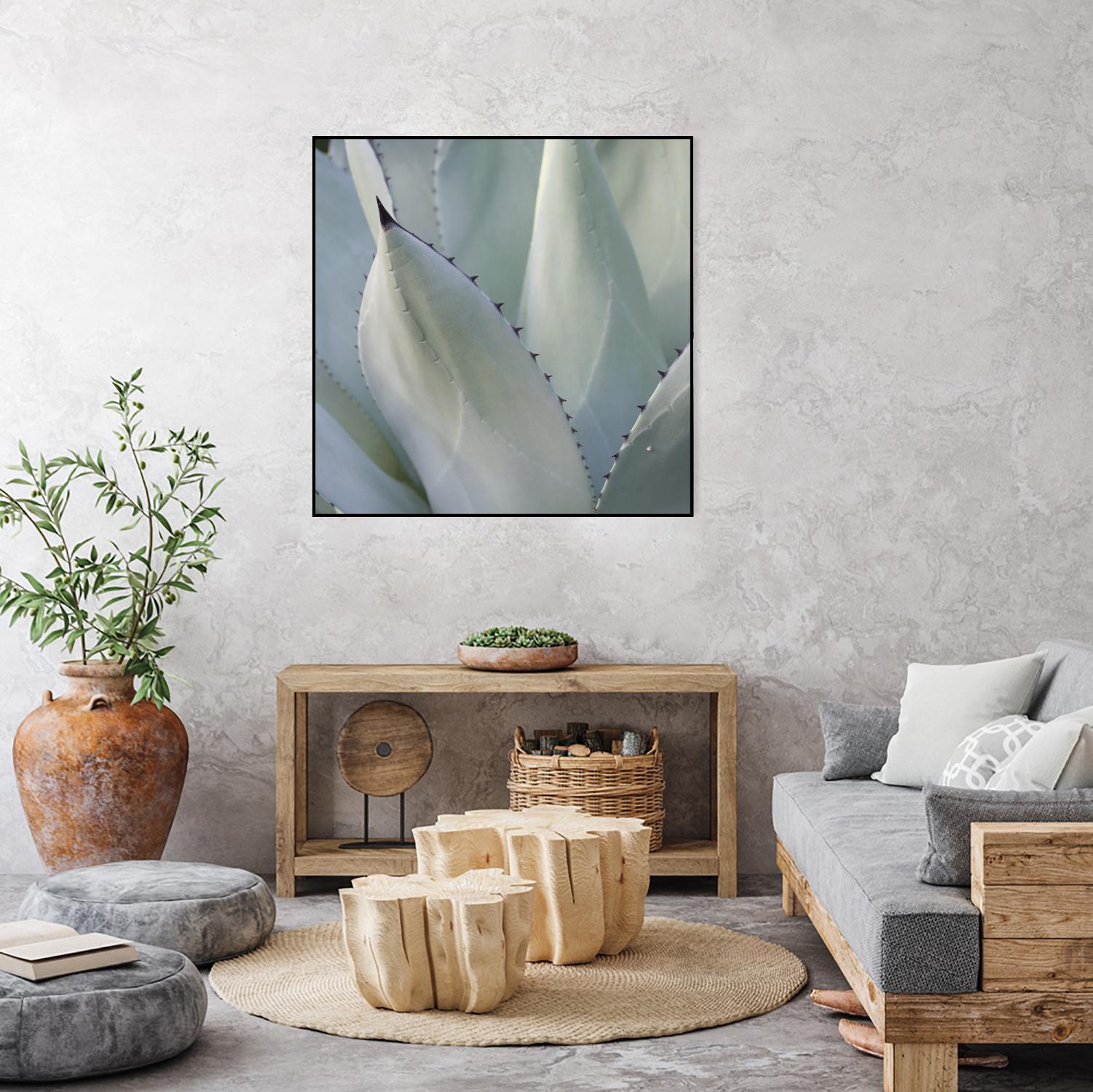 Black Tip Succulent by Karen Ussery on GIANT ART - grey botany