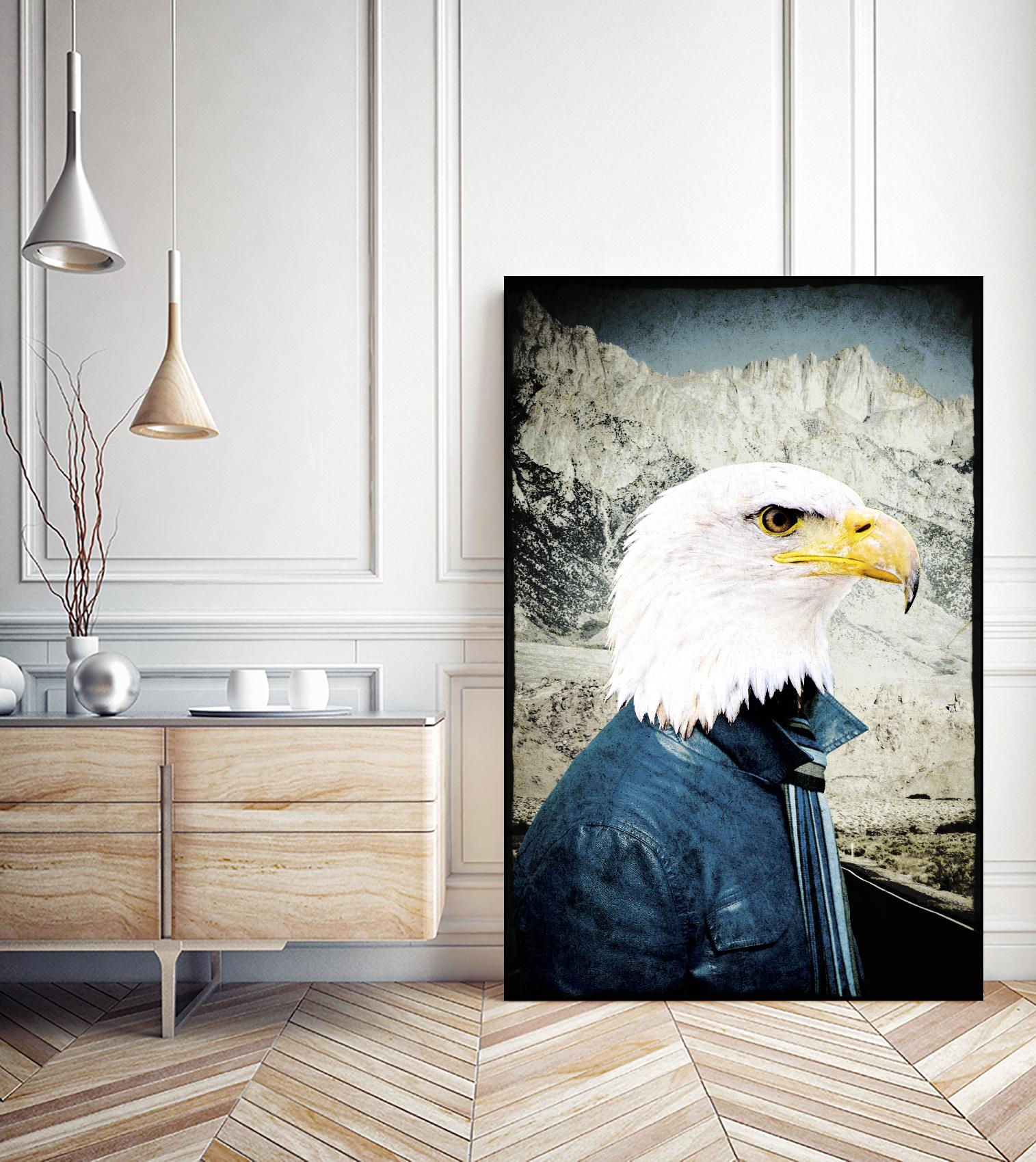 Free Spirit by GI ArtLab on GIANT ART - white contemporary