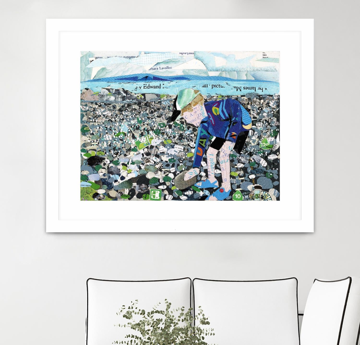 Calm #4, Camano Beach by Mark Fraley on GIANT ART - blue contemporary