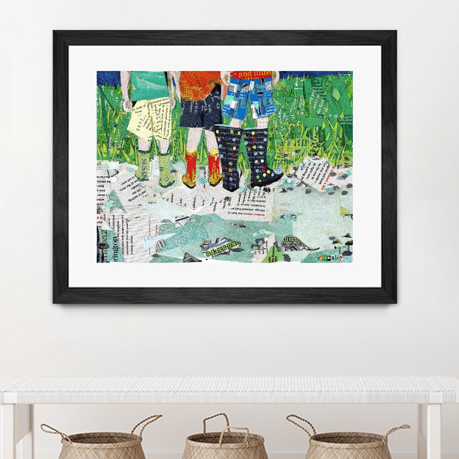 Calm #5, Yacolt WA by Mark Fraley on GIANT ART - green contemporary