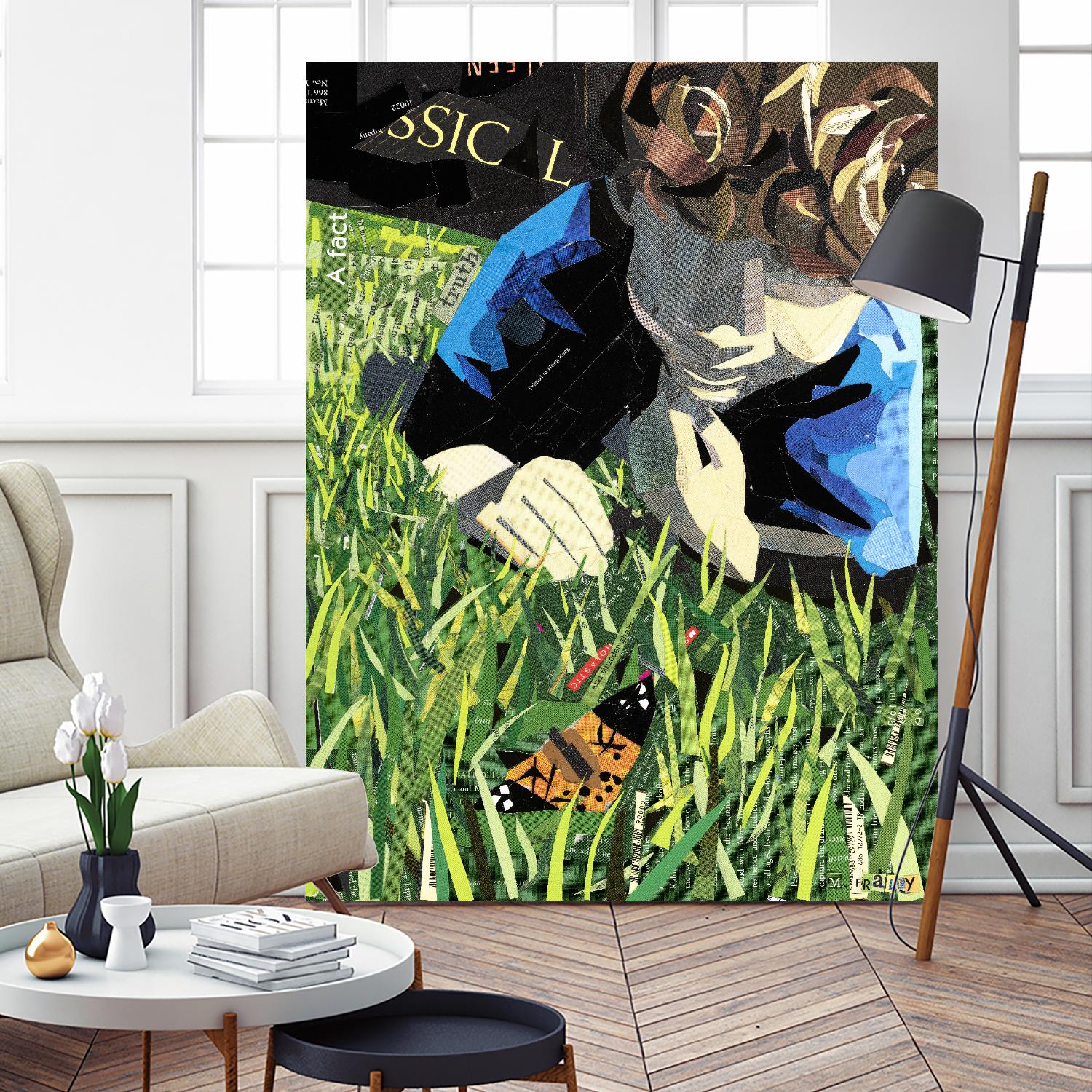 Calm #8, Front Yard Discovery by Mark Fraley on GIANT ART - green contemporary