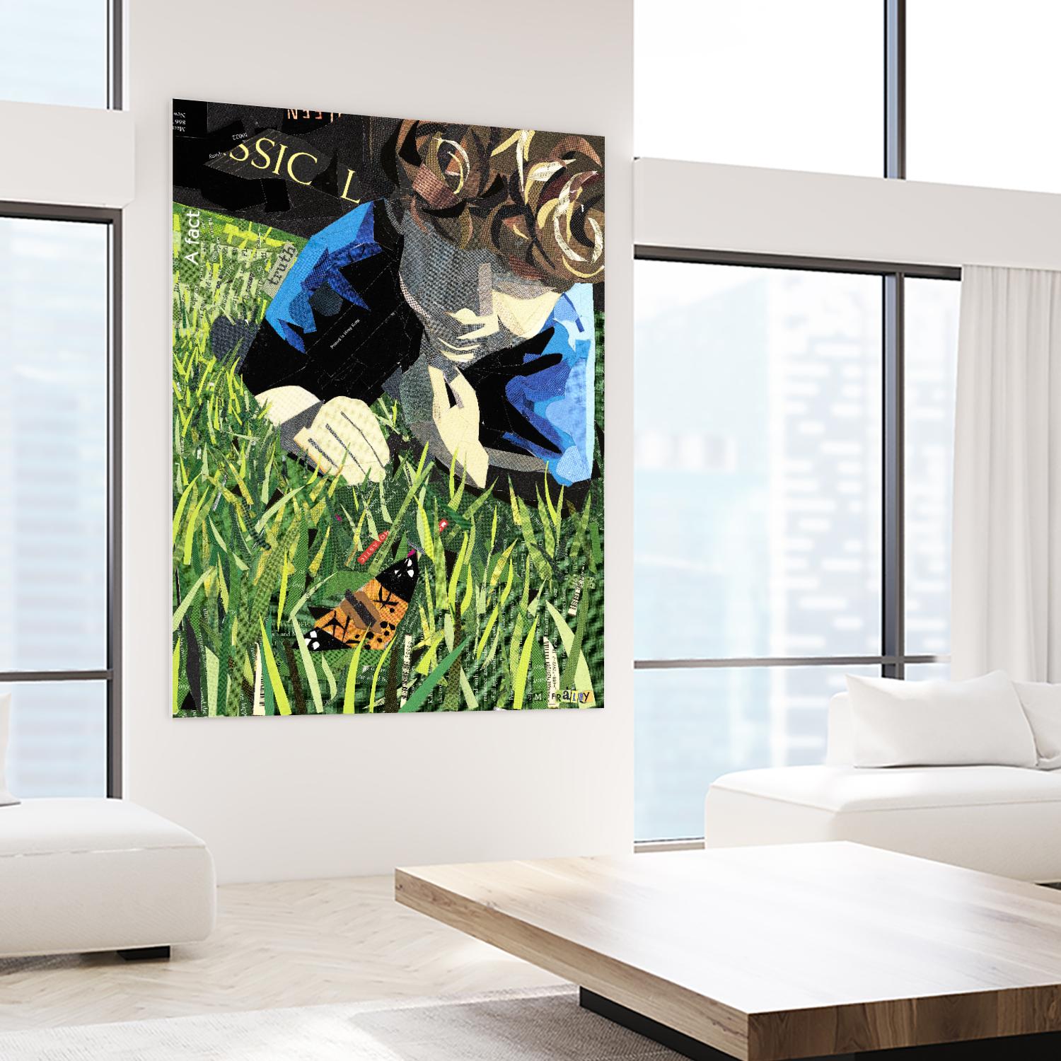 Calm #8, Front Yard Discovery by Mark Fraley on GIANT ART - green contemporary