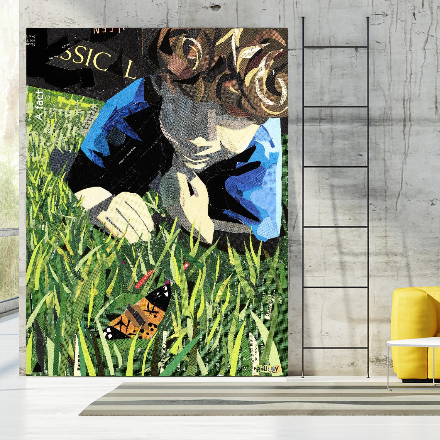 Calm #8, Front Yard Discovery by Mark Fraley on GIANT ART - green contemporary