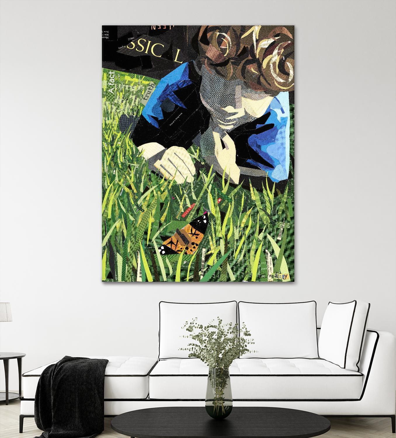 Calm #8, Front Yard Discovery by Mark Fraley on GIANT ART - green contemporary