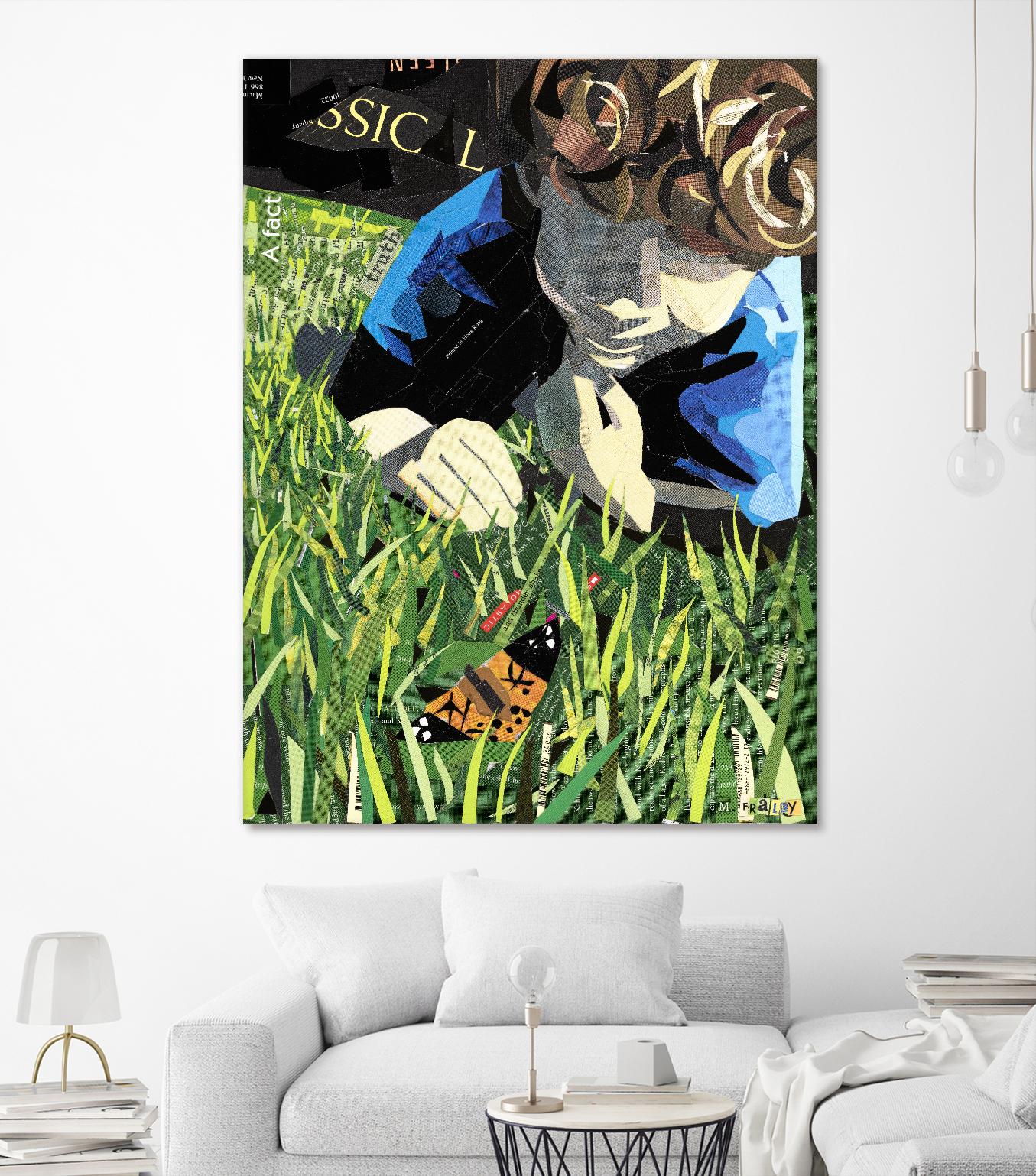 Calm #8, Front Yard Discovery by Mark Fraley on GIANT ART - green contemporary