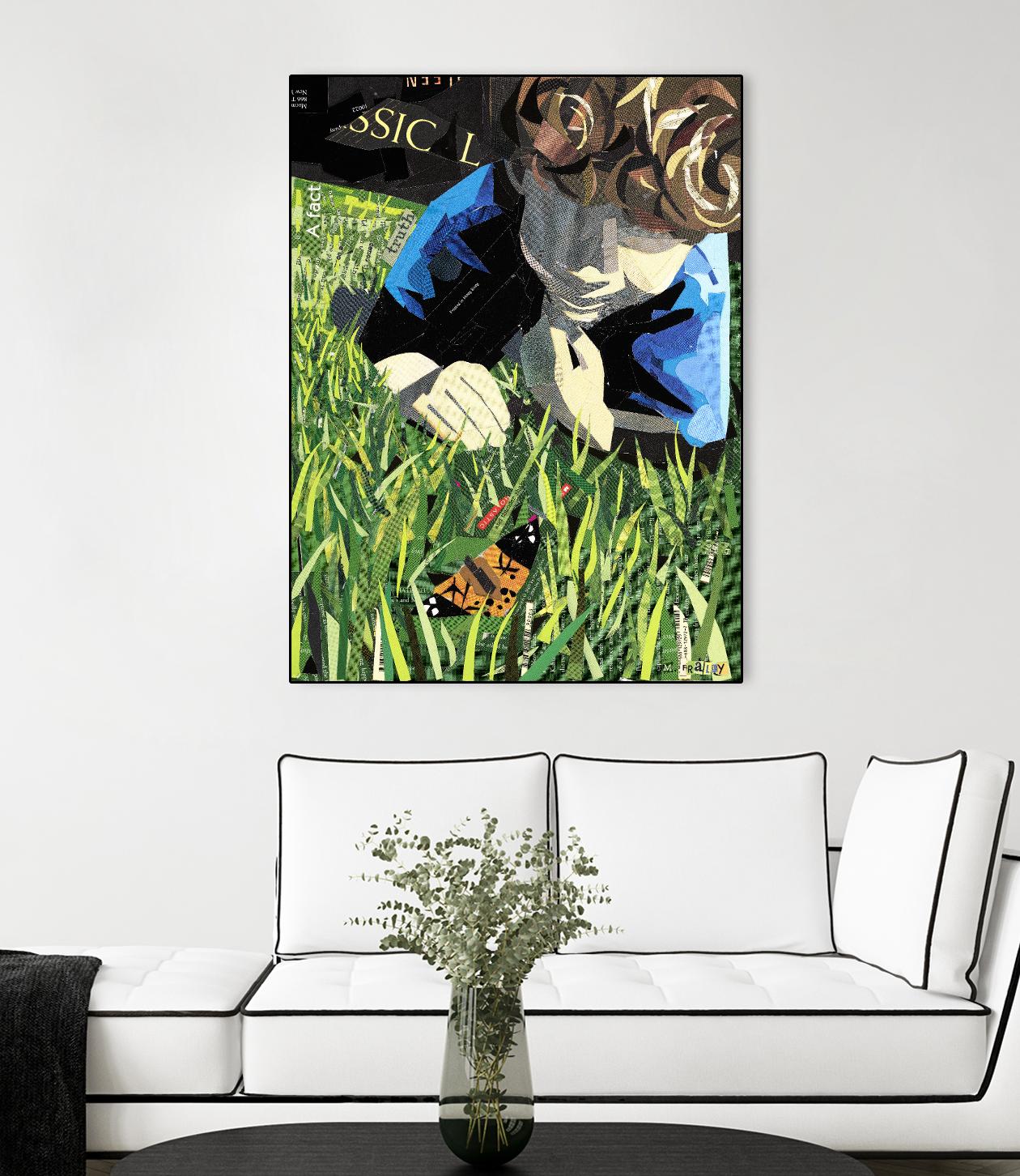 Calm #8, Front Yard Discovery by Mark Fraley on GIANT ART - green contemporary