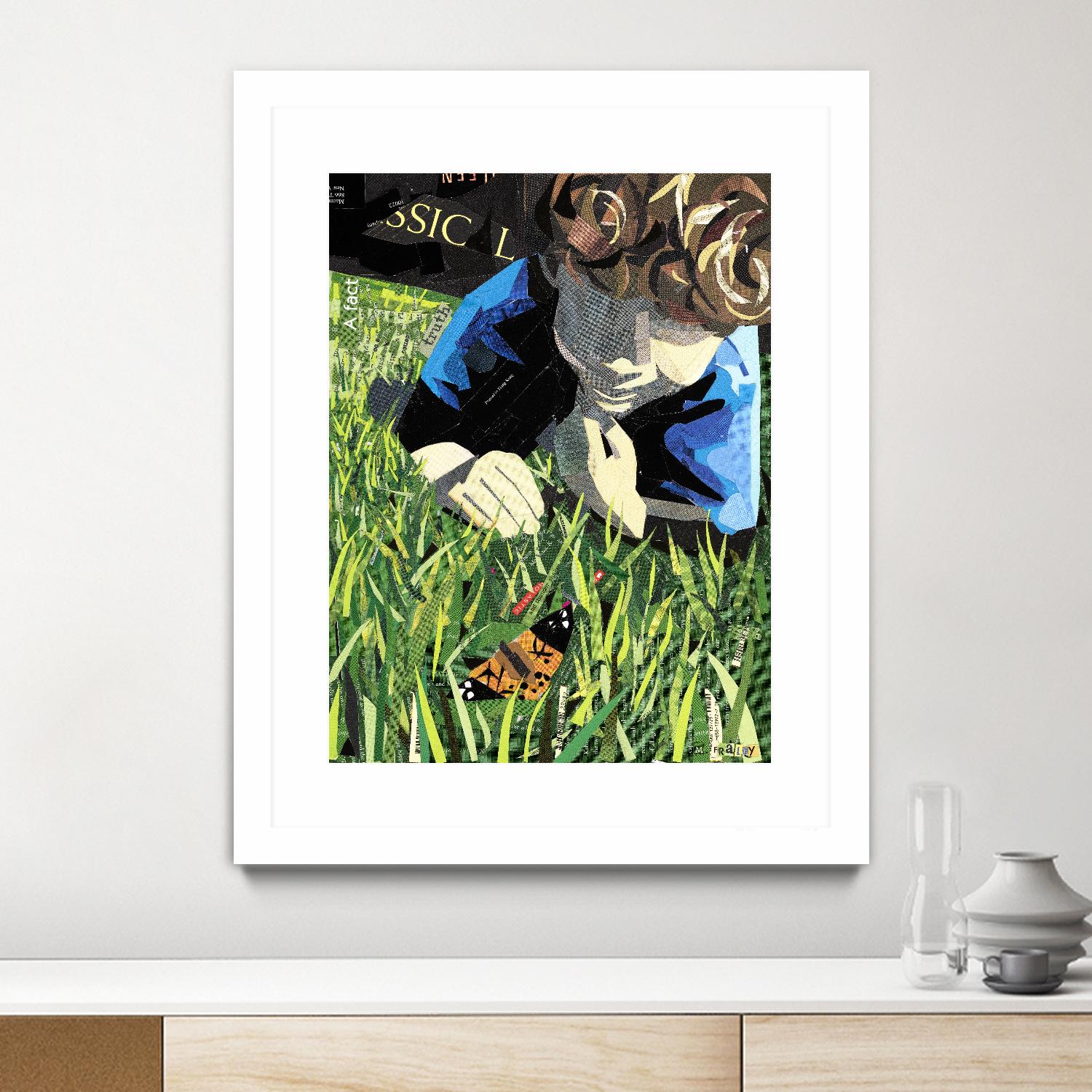 Calm #8, Front Yard Discovery by Mark Fraley on GIANT ART - green contemporary