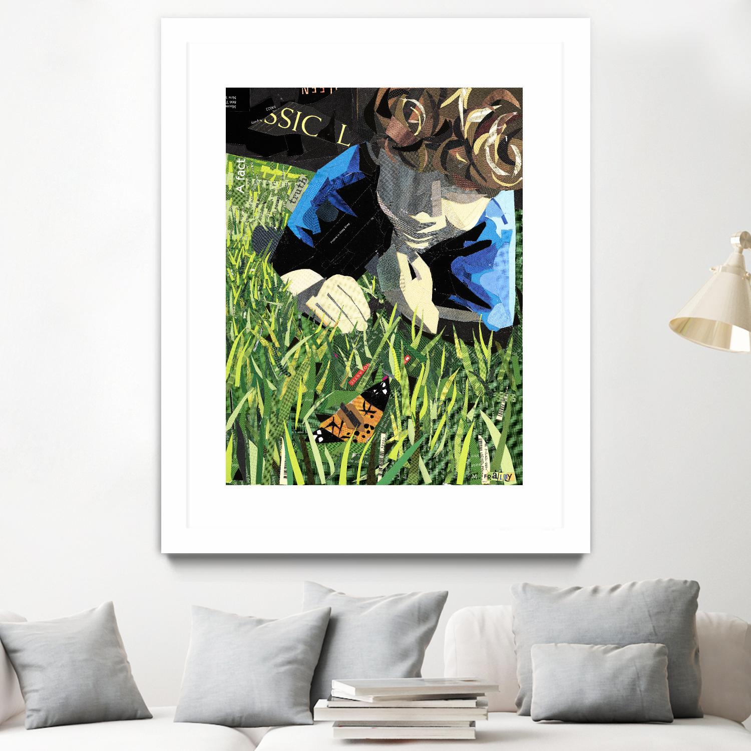 Calm #8, Front Yard Discovery by Mark Fraley on GIANT ART - green contemporary