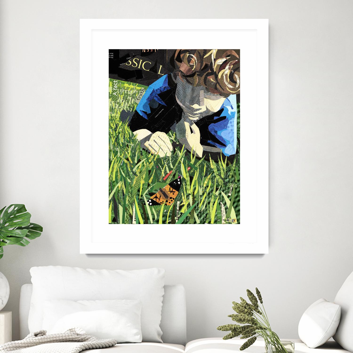 Calm #8, Front Yard Discovery by Mark Fraley on GIANT ART - green contemporary