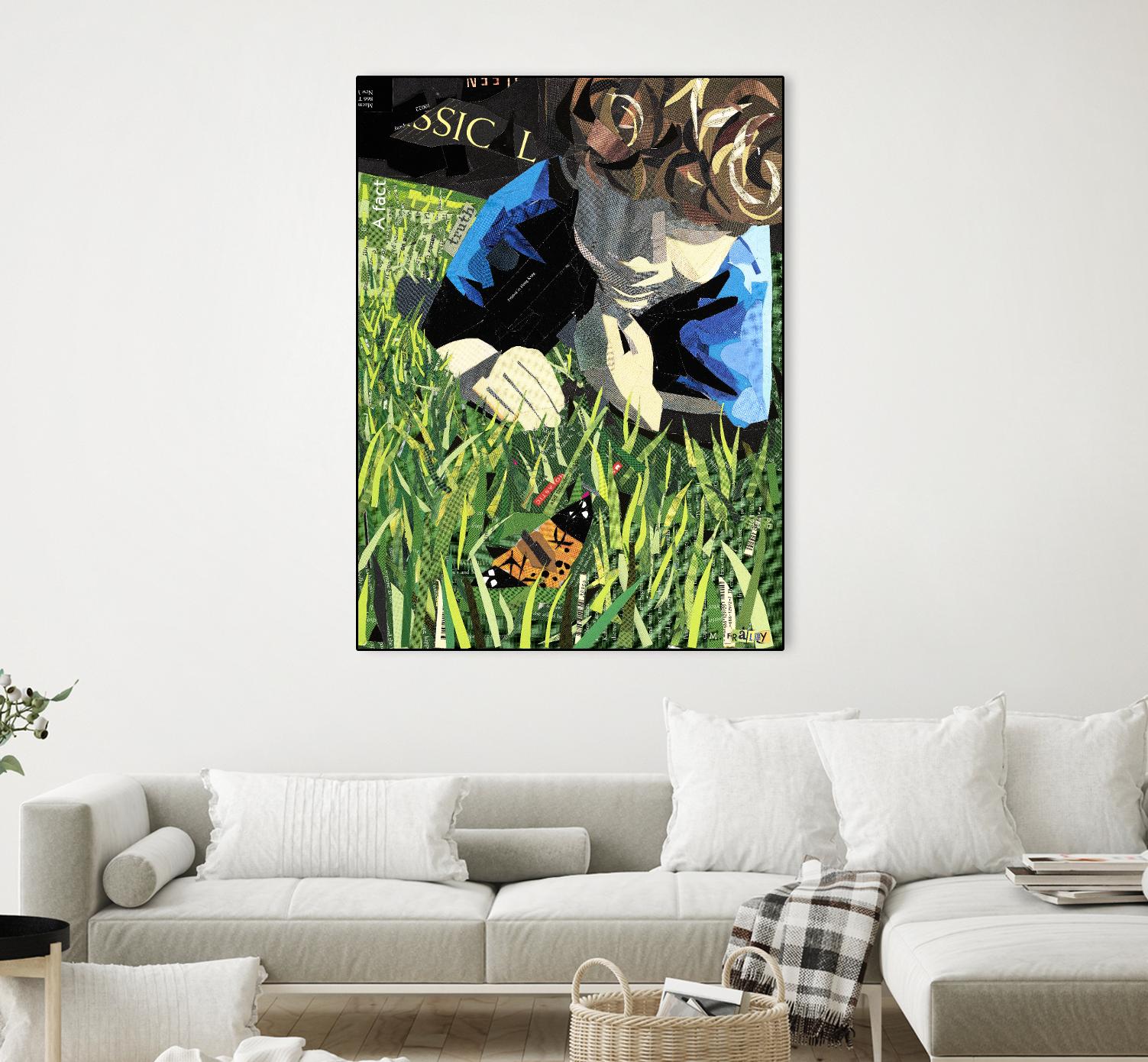 Calm #8, Front Yard Discovery by Mark Fraley on GIANT ART - green contemporary