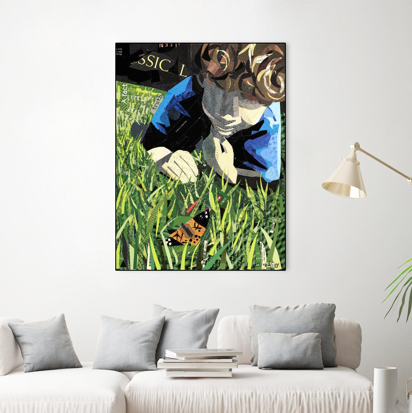 Calm #8, Front Yard Discovery by Mark Fraley on GIANT ART - green contemporary