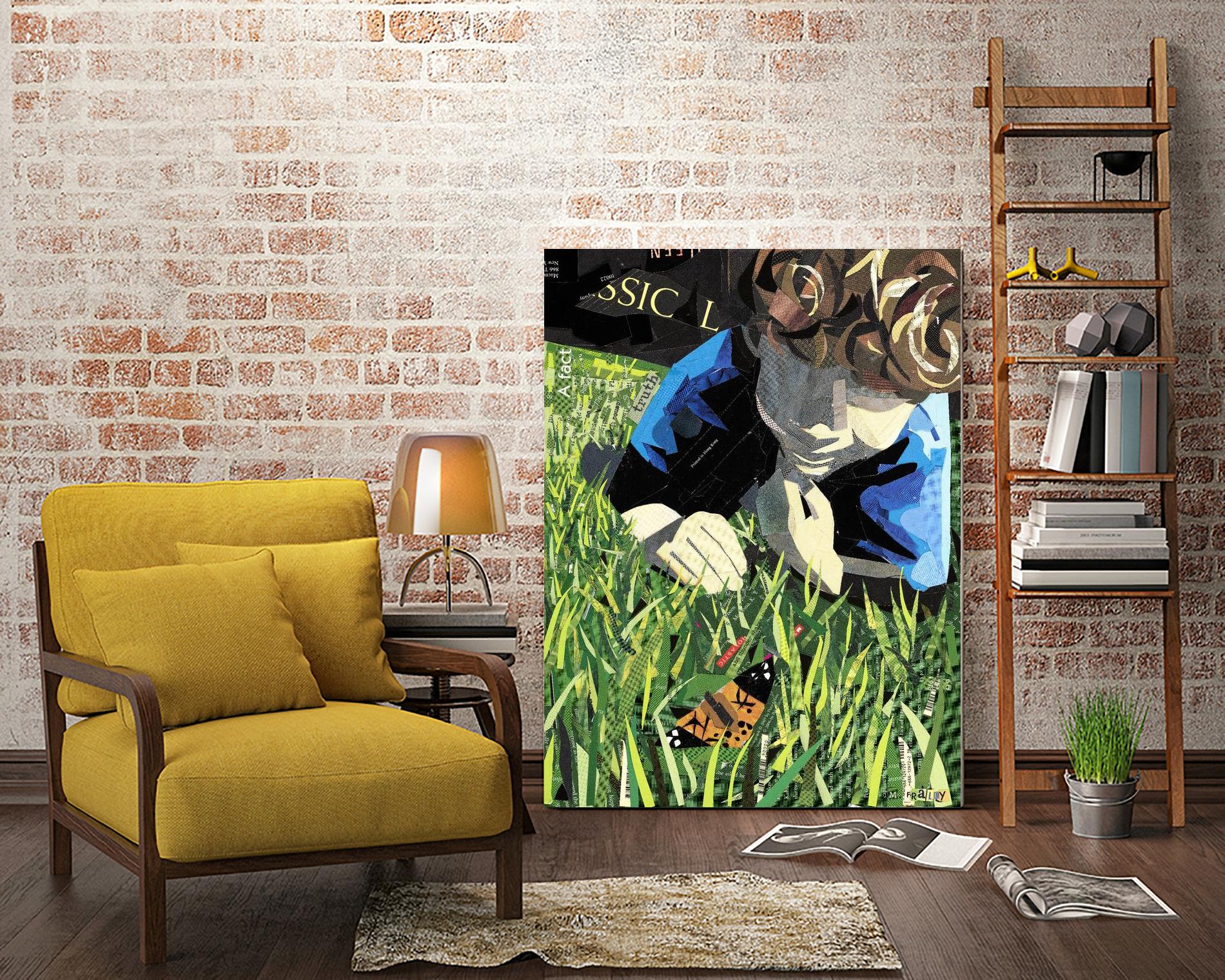 Calm #8, Front Yard Discovery by Mark Fraley on GIANT ART - green contemporary