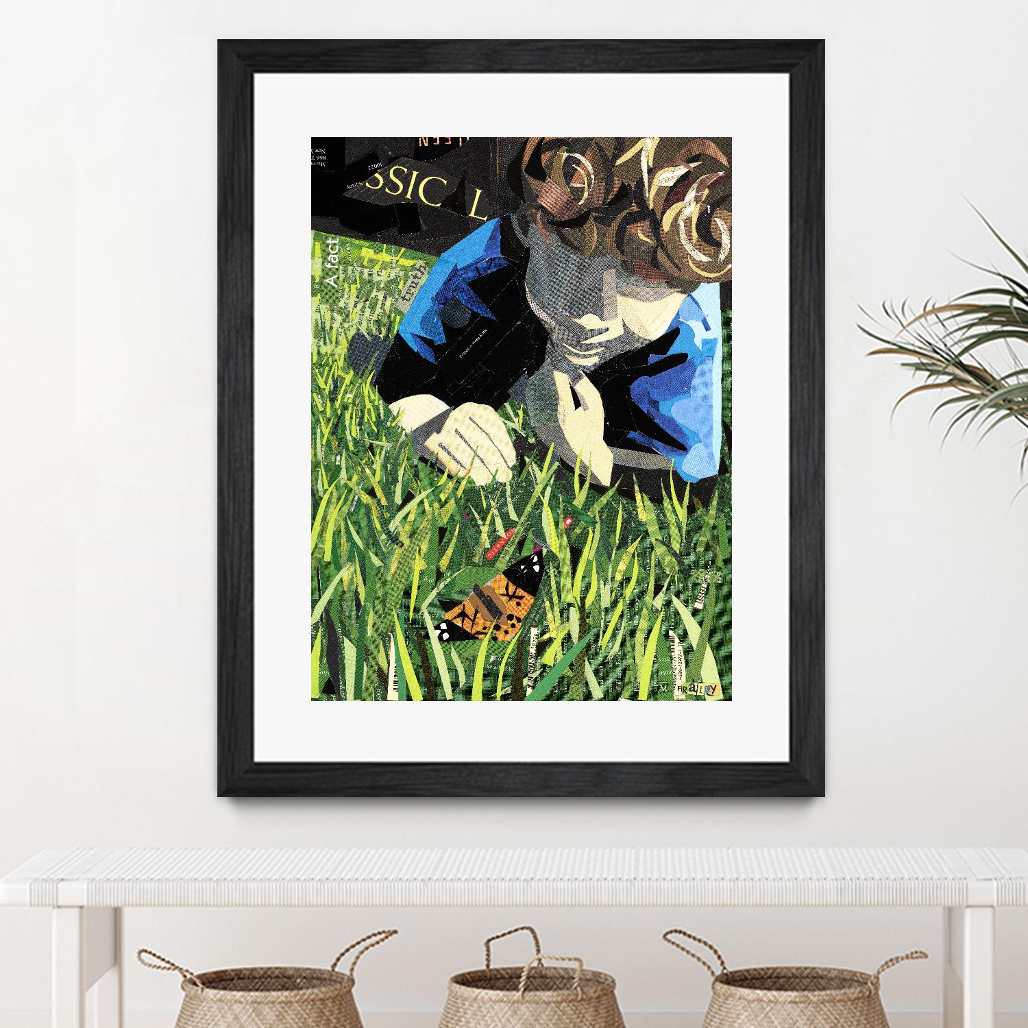 Calm #8, Front Yard Discovery by Mark Fraley on GIANT ART - green contemporary