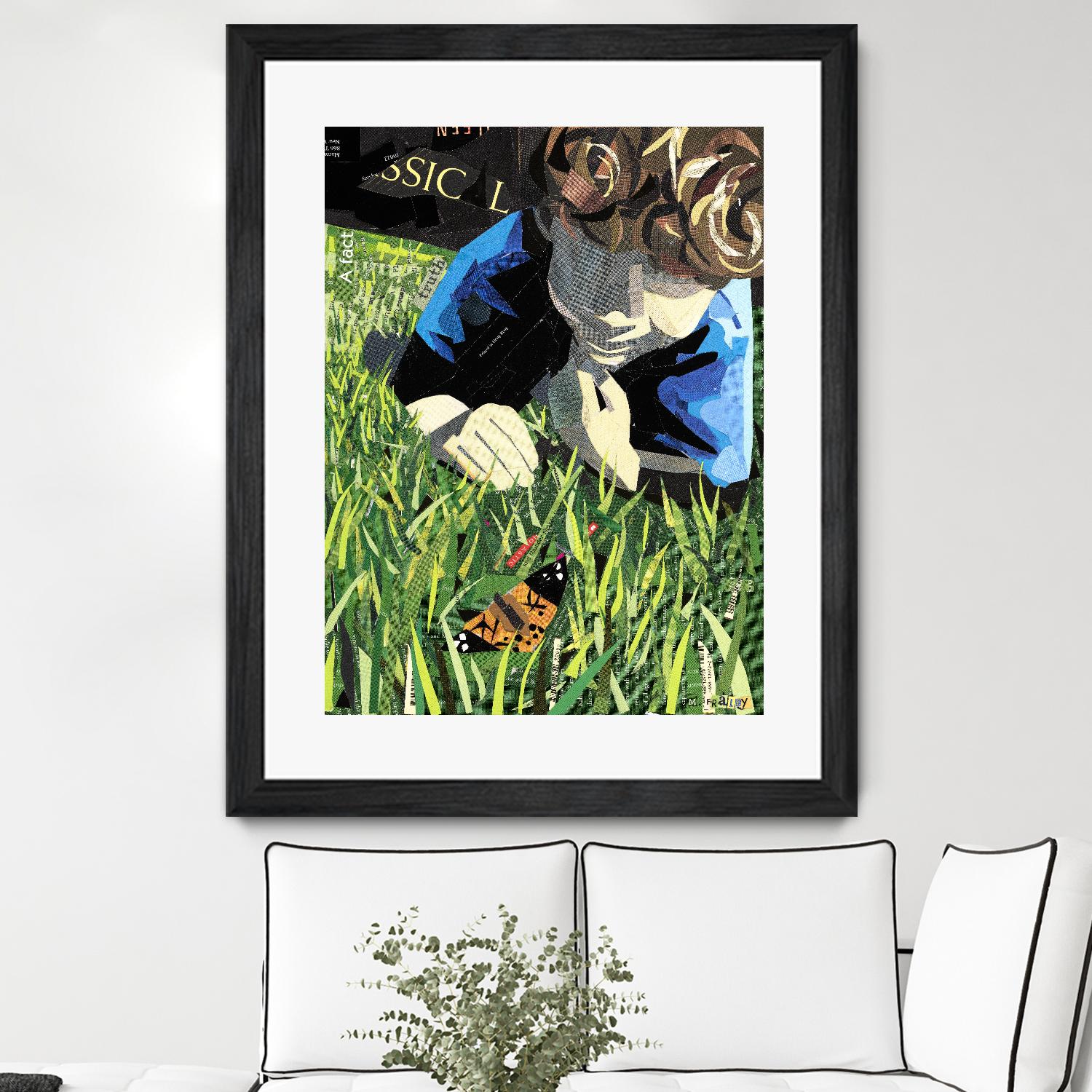 Calm #8, Front Yard Discovery by Mark Fraley on GIANT ART - green contemporary