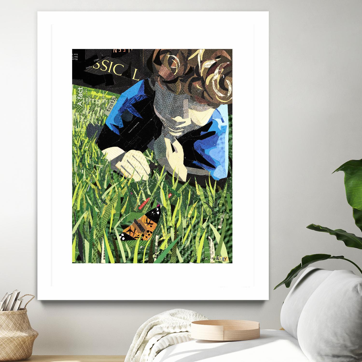 Calm #8, Front Yard Discovery by Mark Fraley on GIANT ART - green contemporary