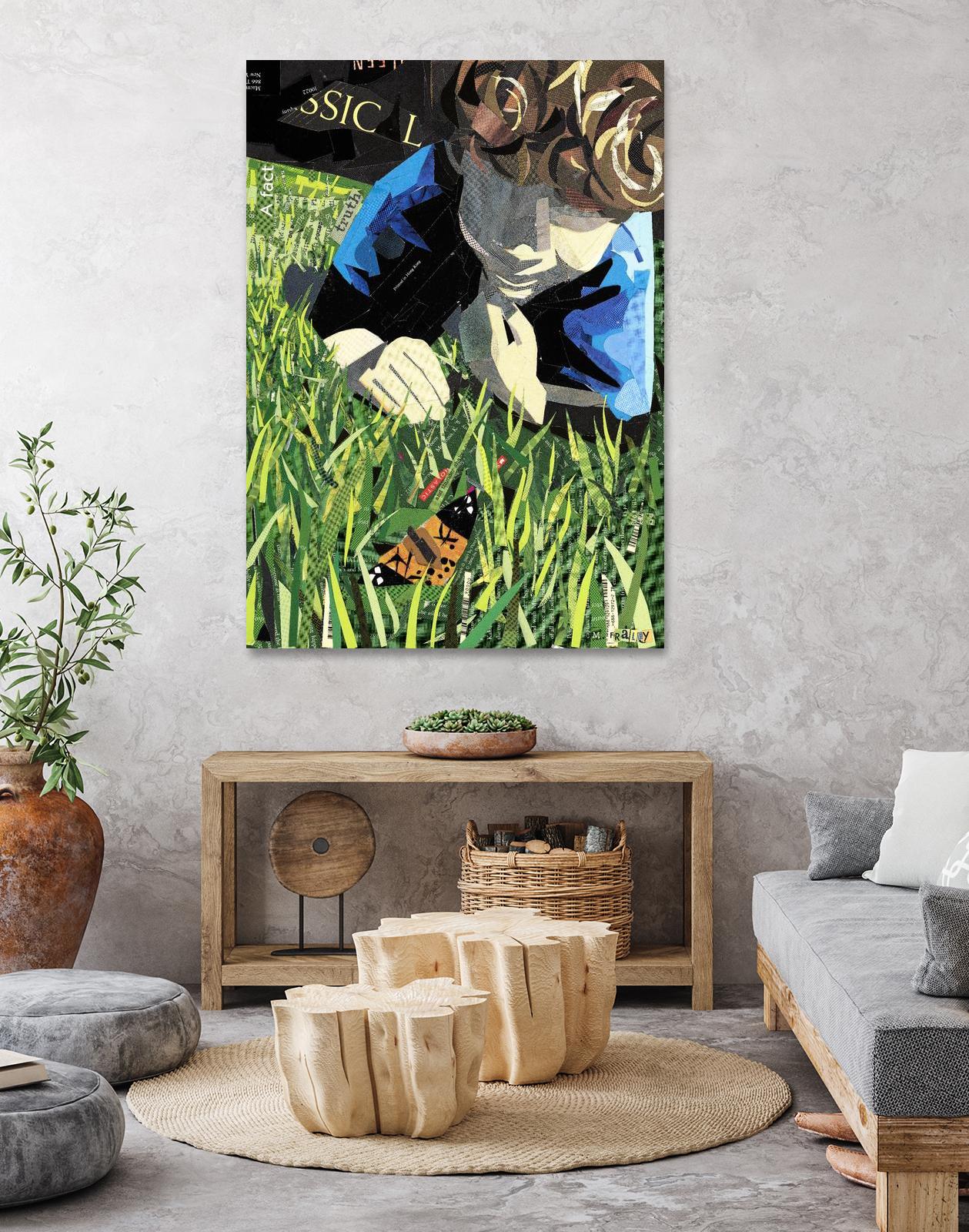 Calm #8, Front Yard Discovery by Mark Fraley on GIANT ART - green contemporary