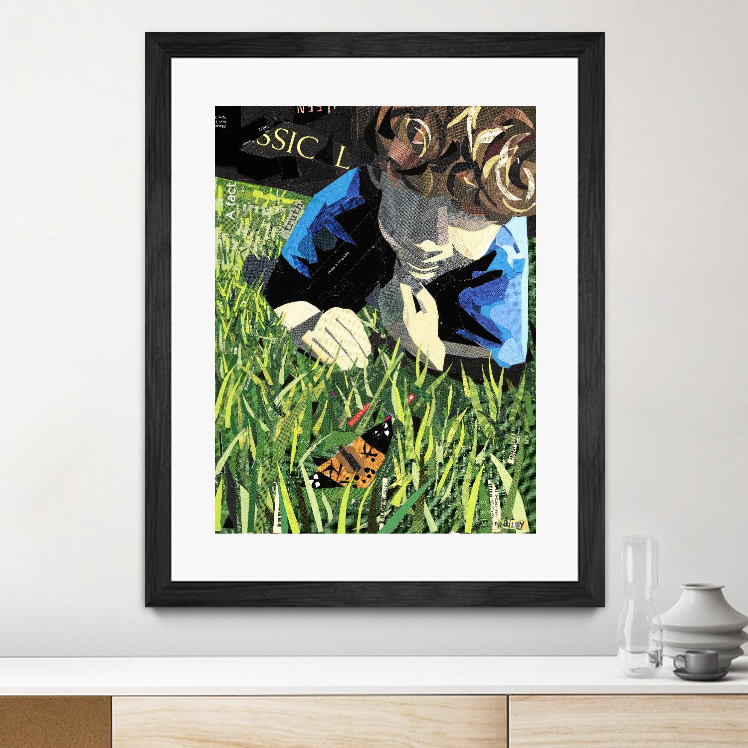 Calm #8, Front Yard Discovery by Mark Fraley on GIANT ART - green contemporary