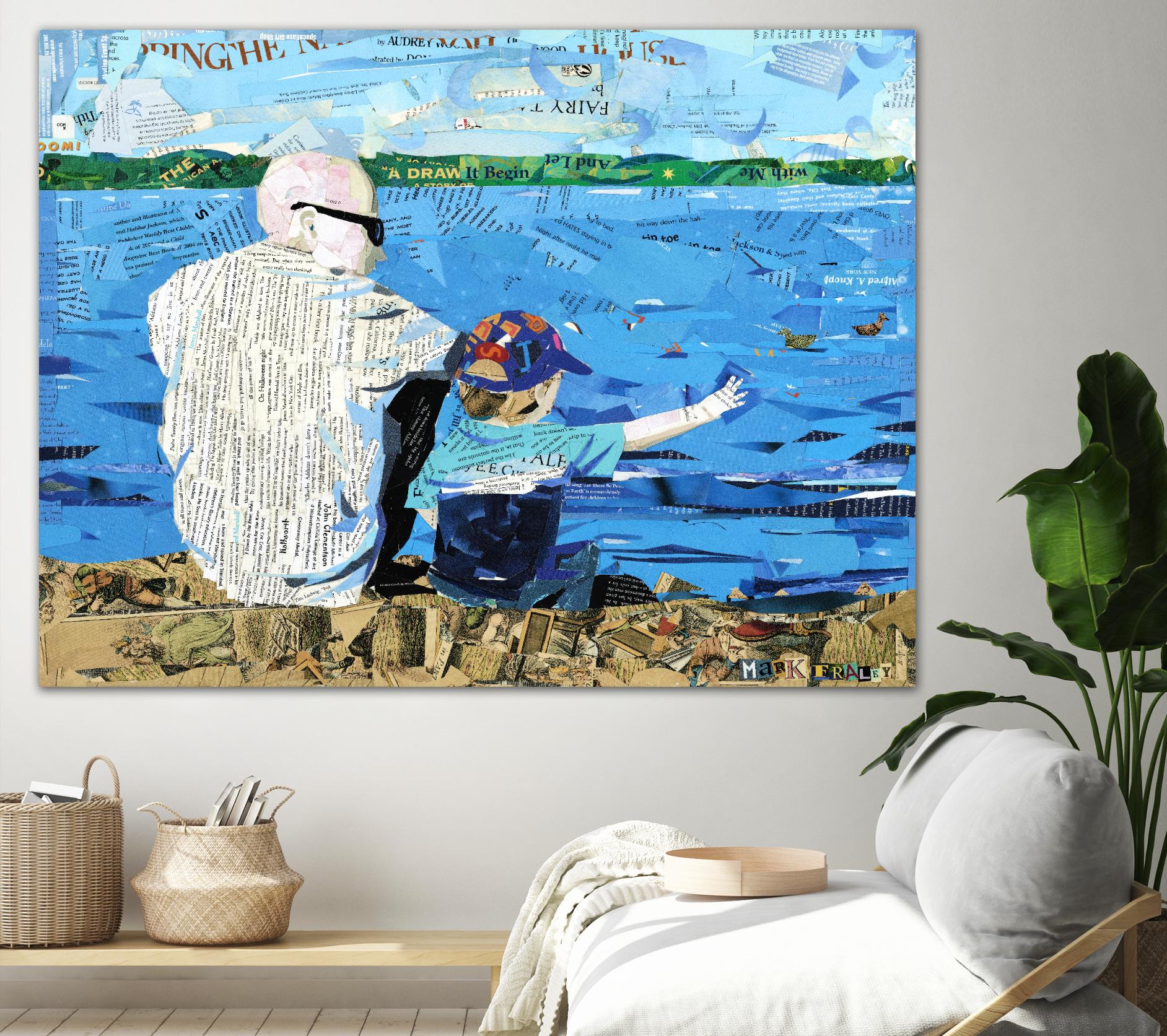 Calm #1 Matthews Beach by Mark Fraley on GIANT ART - grey contemporary