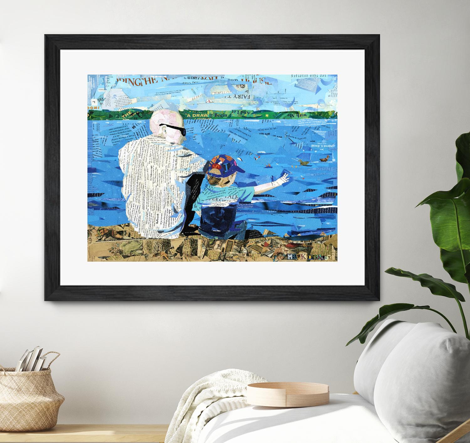 Calm #1 Matthews Beach by Mark Fraley on GIANT ART - grey contemporary