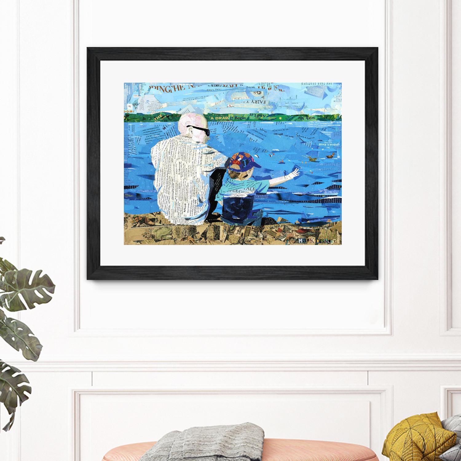 Calm #1 Matthews Beach by Mark Fraley on GIANT ART - grey contemporary