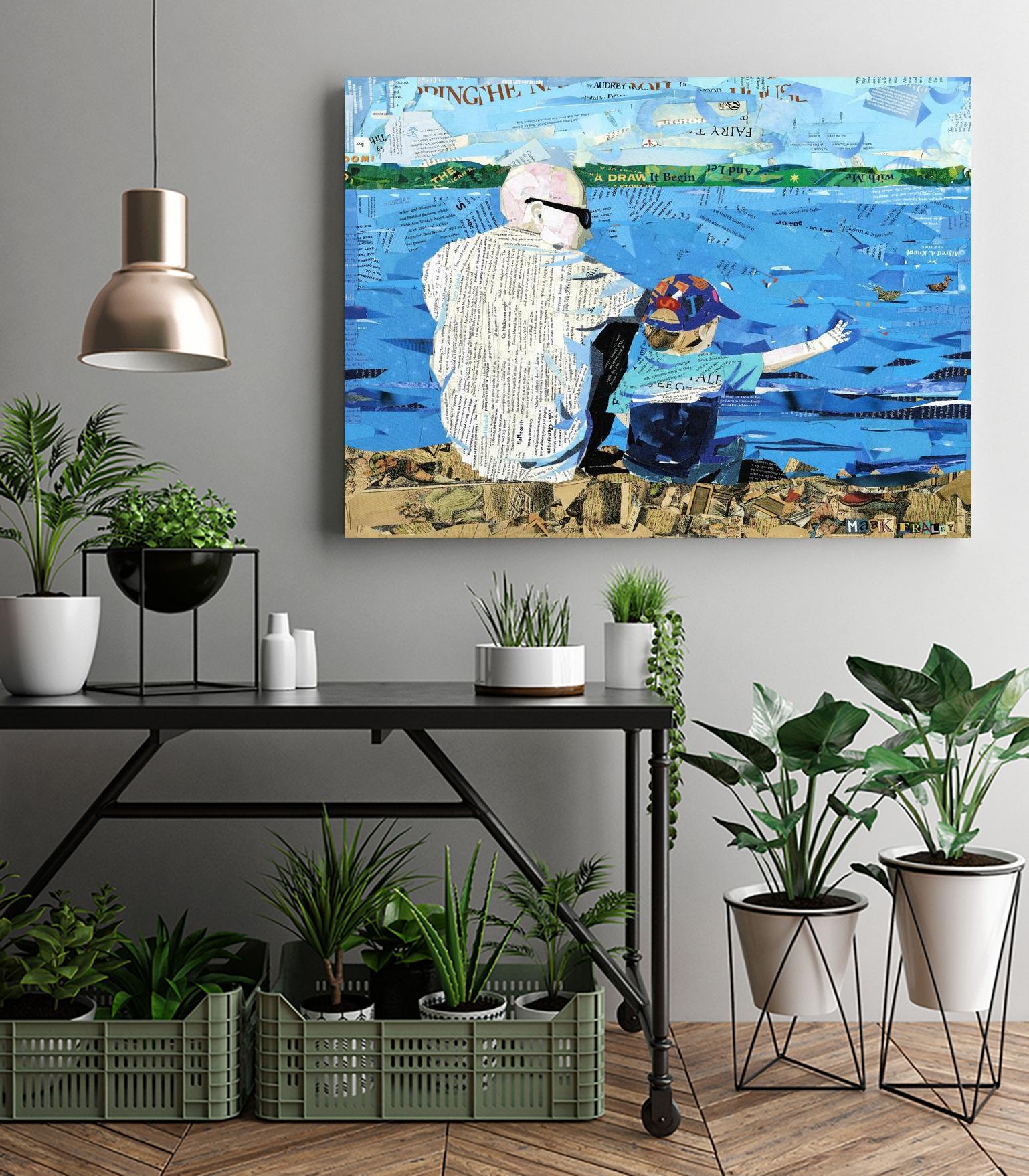 Calm #1 Matthews Beach by Mark Fraley on GIANT ART - grey contemporary