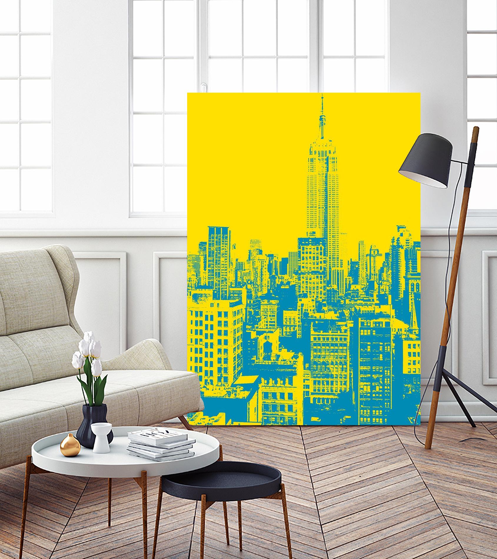 Empire State by GI ArtLab on GIANT ART - yellow city scene