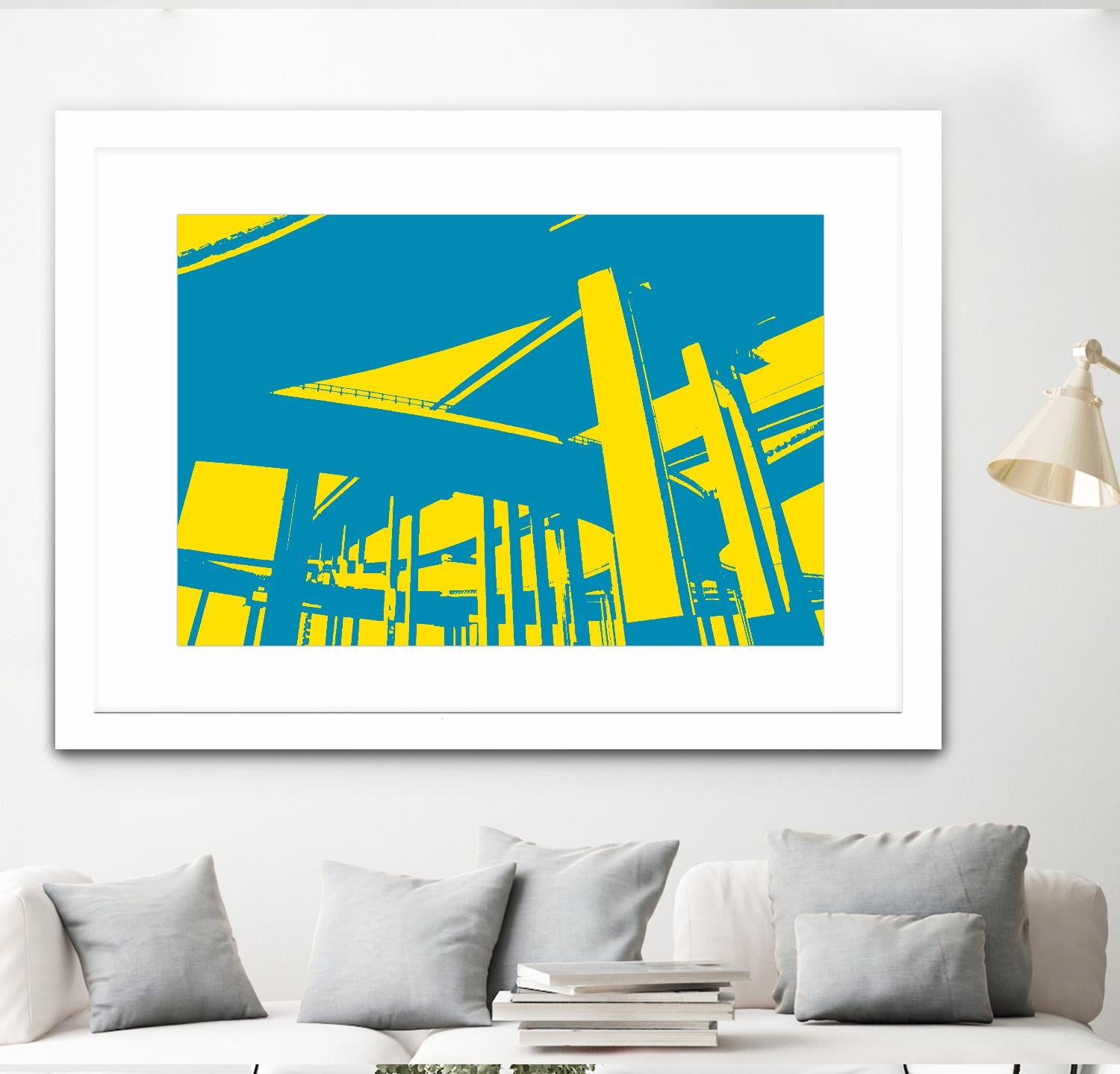 Overpass by GI ArtLab on GIANT ART - yellow city scene
