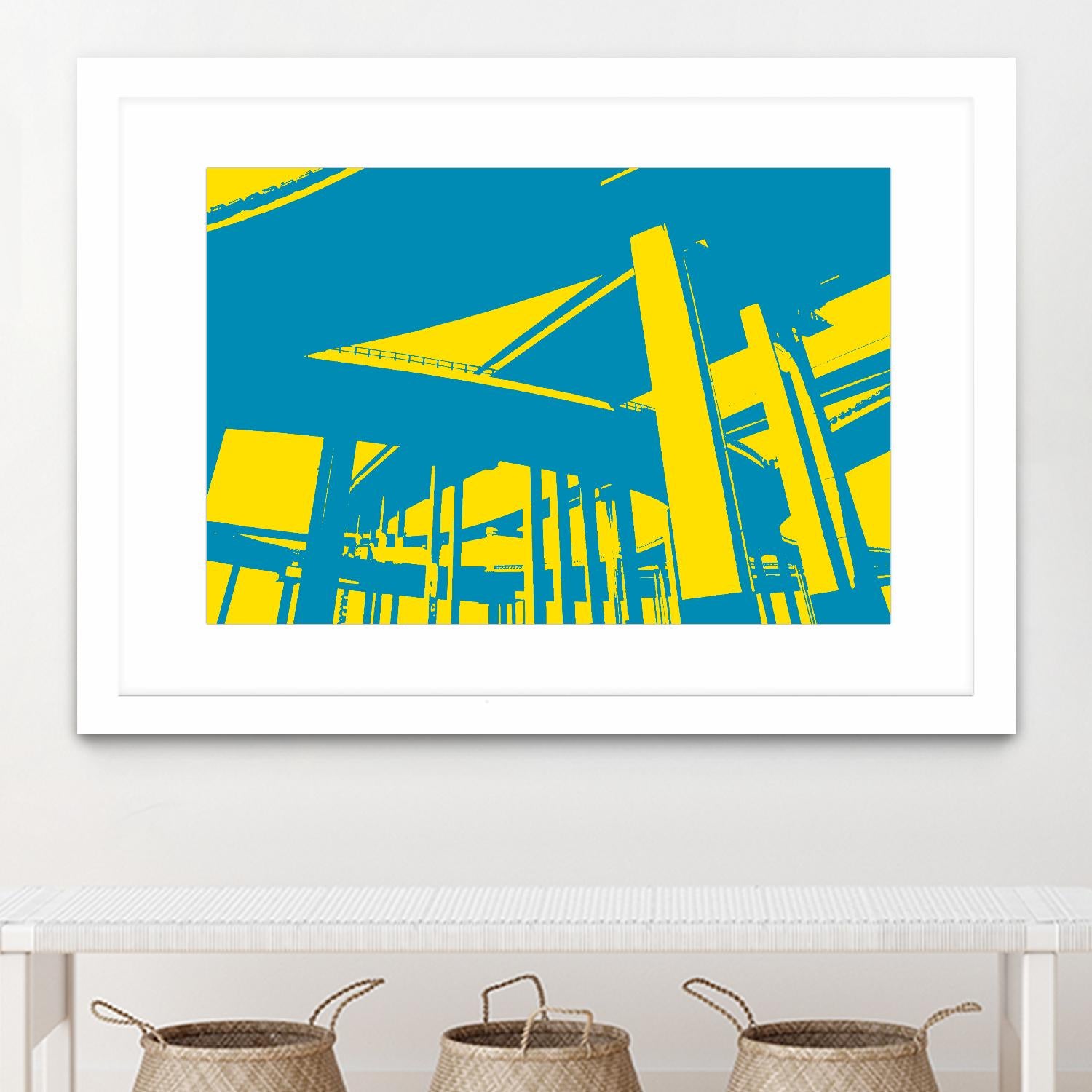 Overpass by GI ArtLab on GIANT ART - yellow city scene