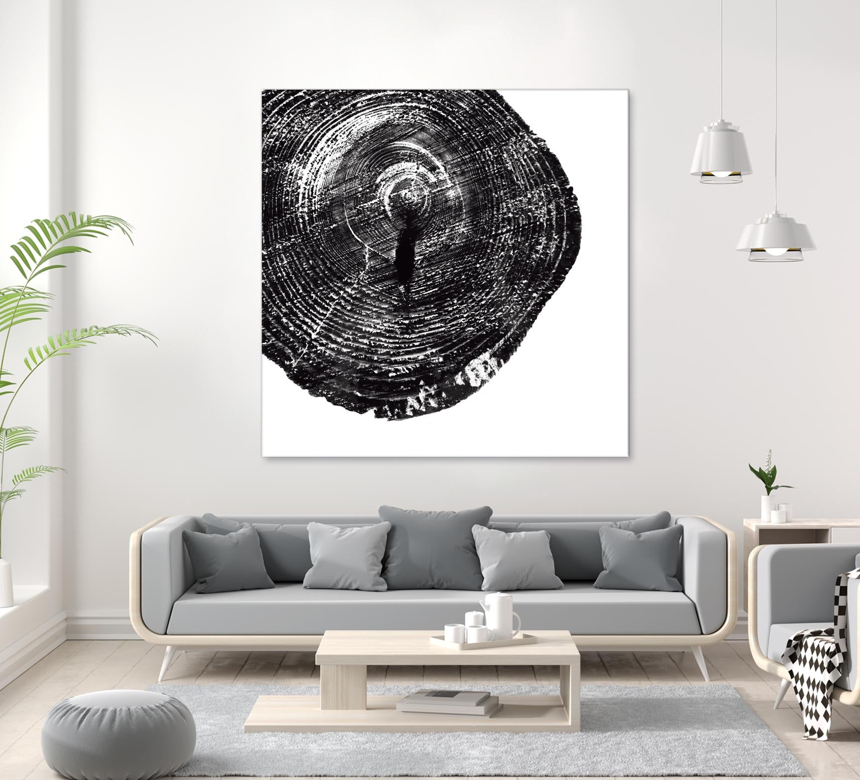 Chopped 60 by GI ArtLab on GIANT ART - white trees