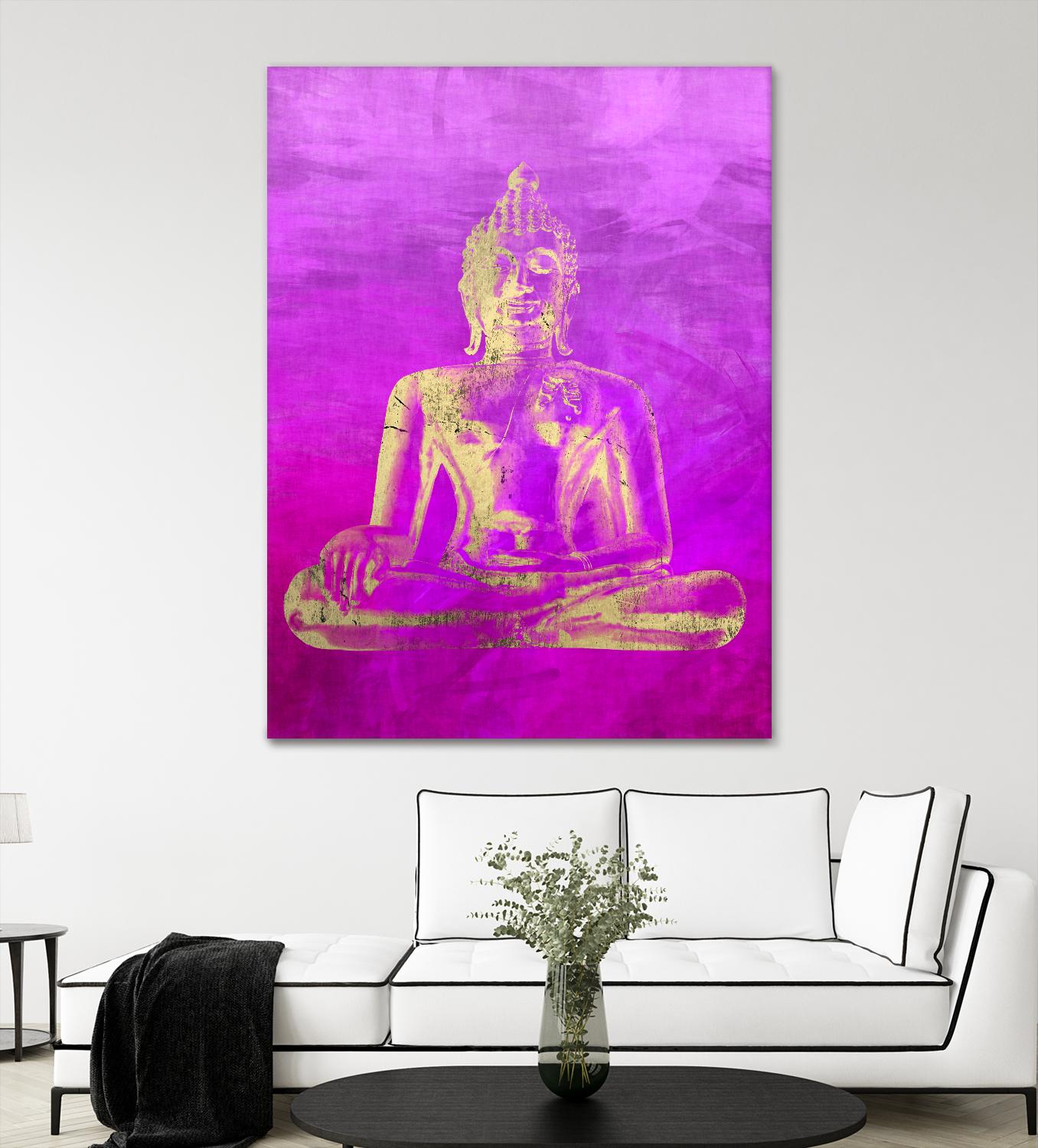 Buddha by GI ArtLab on GIANT ART - yellow oriental