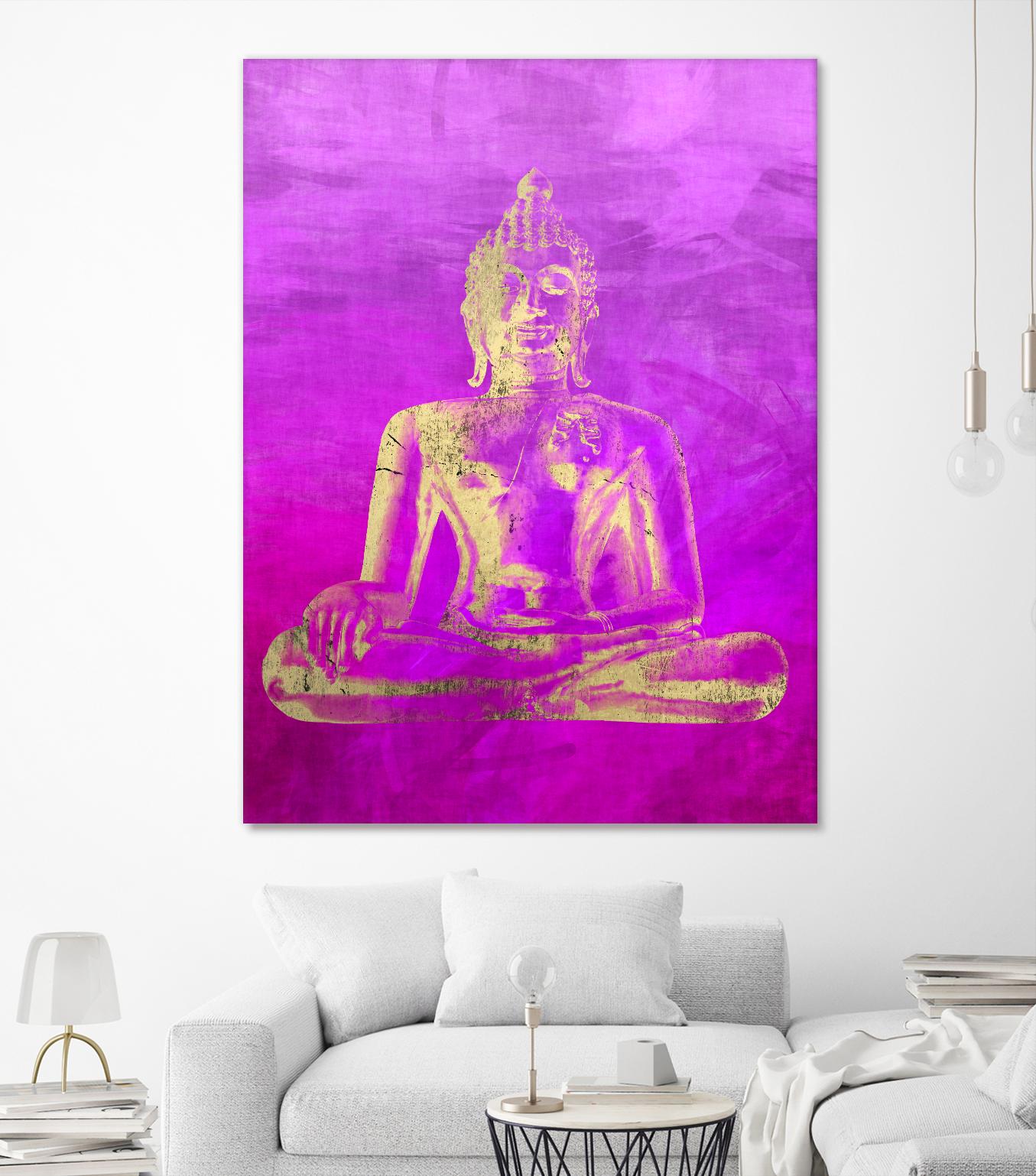 Buddha by GI ArtLab on GIANT ART - yellow oriental