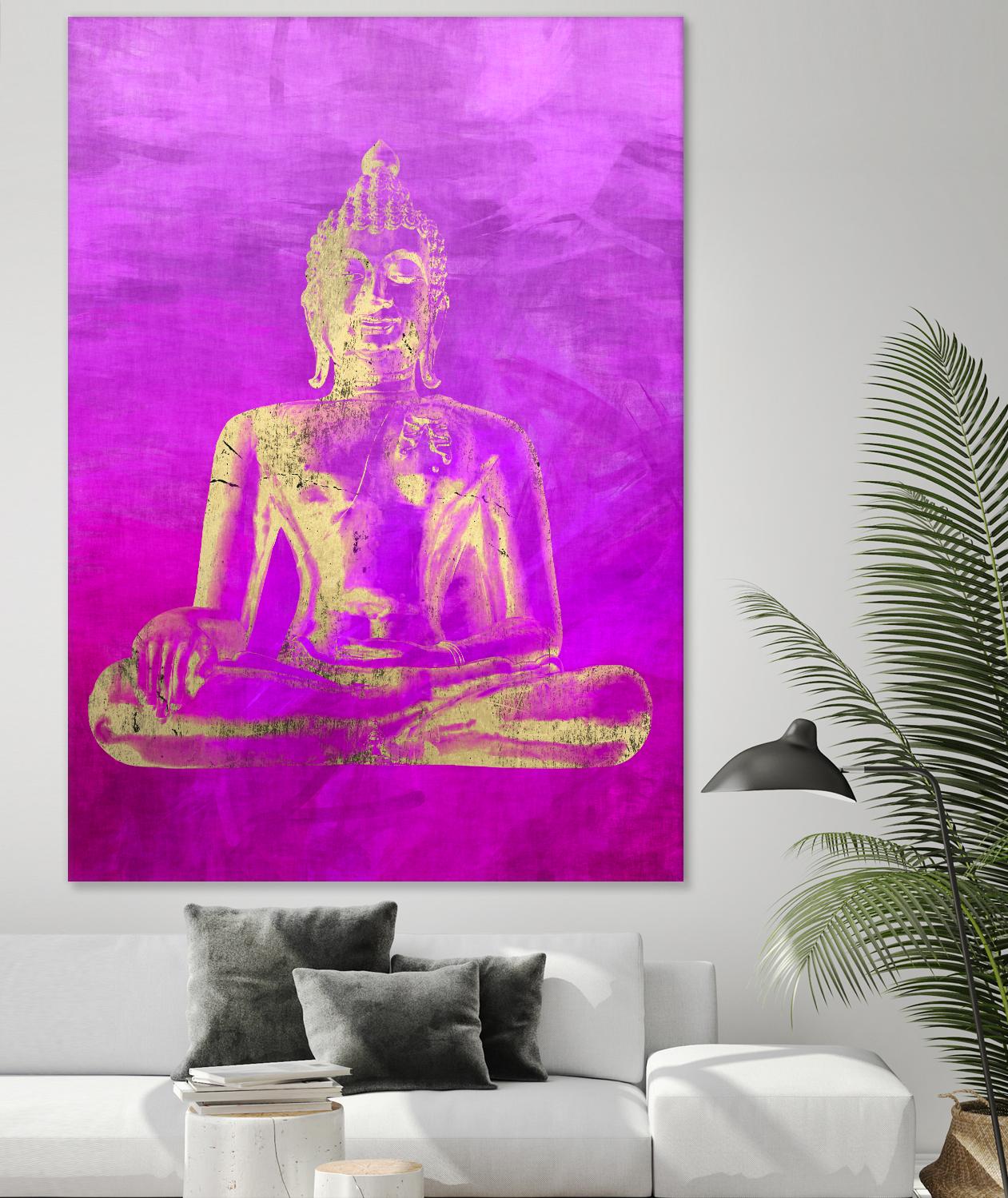 Buddha by GI ArtLab on GIANT ART - yellow oriental