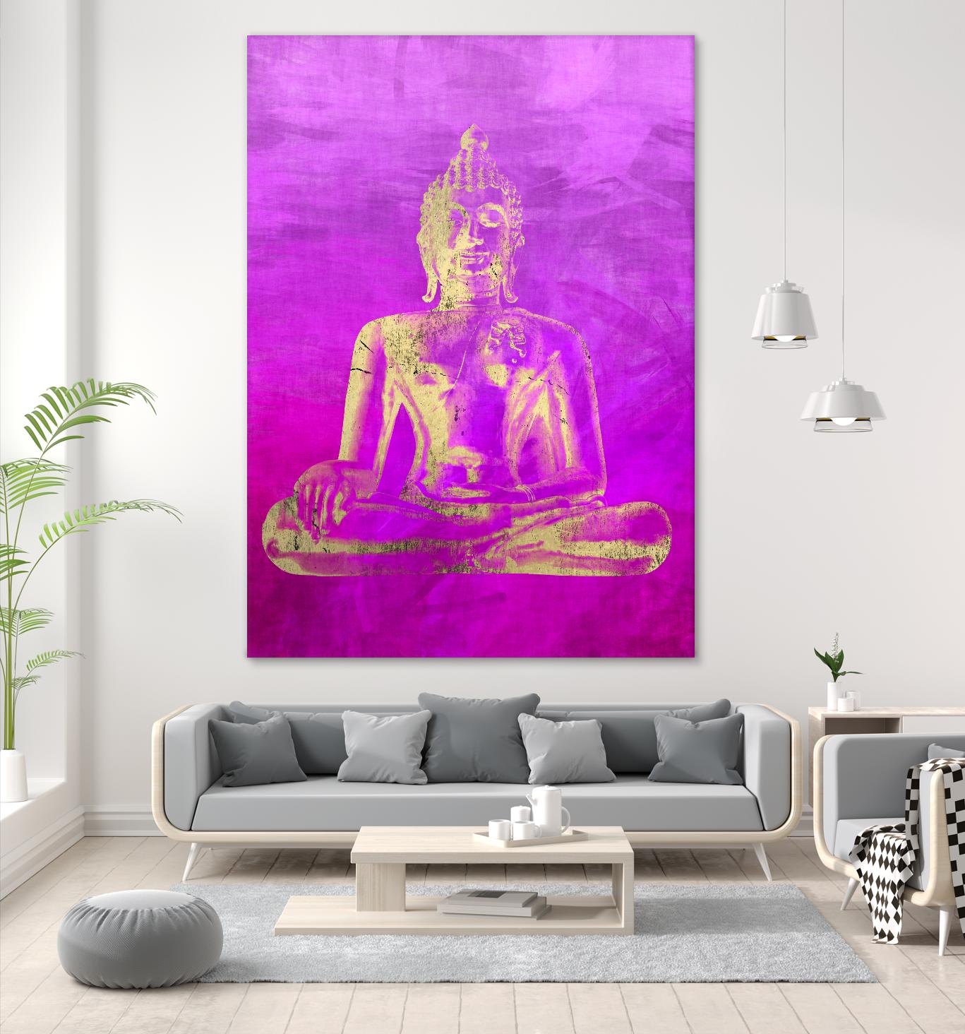 Buddha by GI ArtLab on GIANT ART - yellow oriental