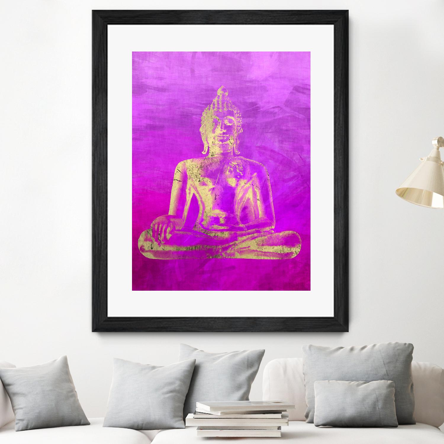 Buddha by GI ArtLab on GIANT ART - yellow oriental