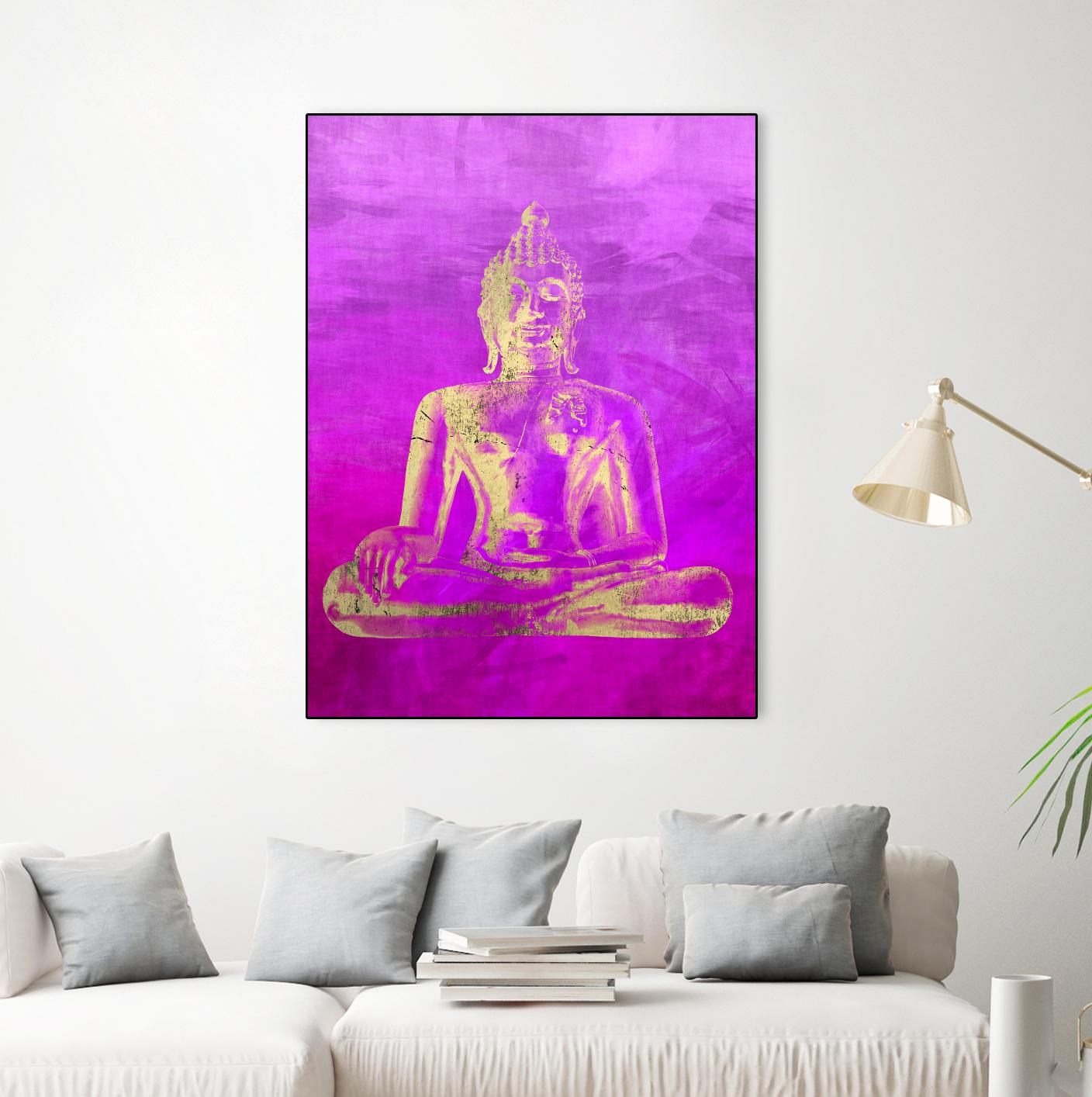 Buddha by GI ArtLab on GIANT ART - yellow oriental