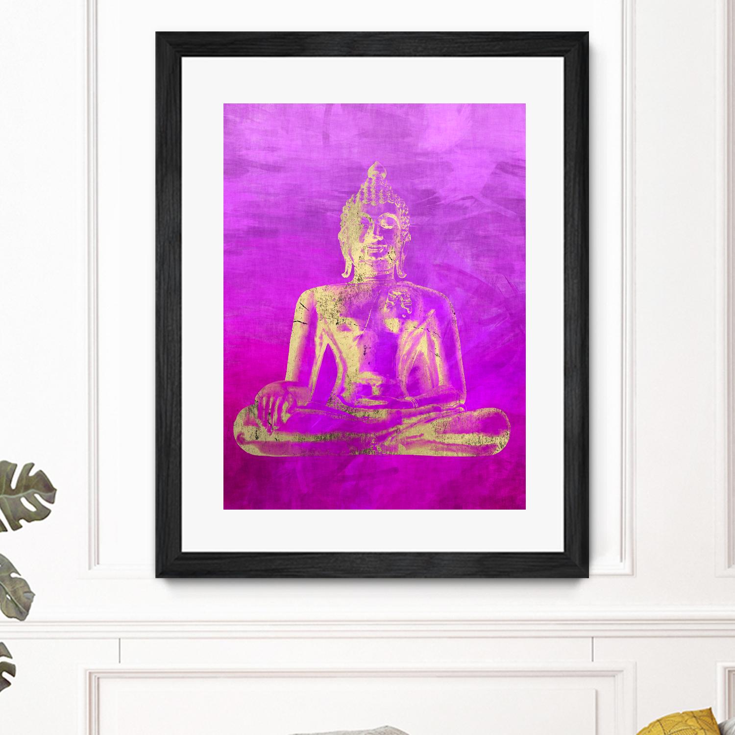 Buddha by GI ArtLab on GIANT ART - yellow oriental