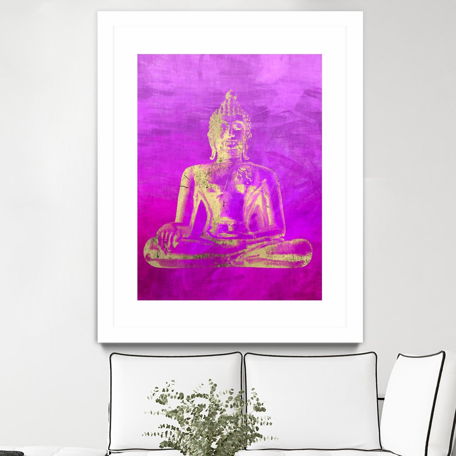 Buddha by GI ArtLab on GIANT ART - yellow oriental