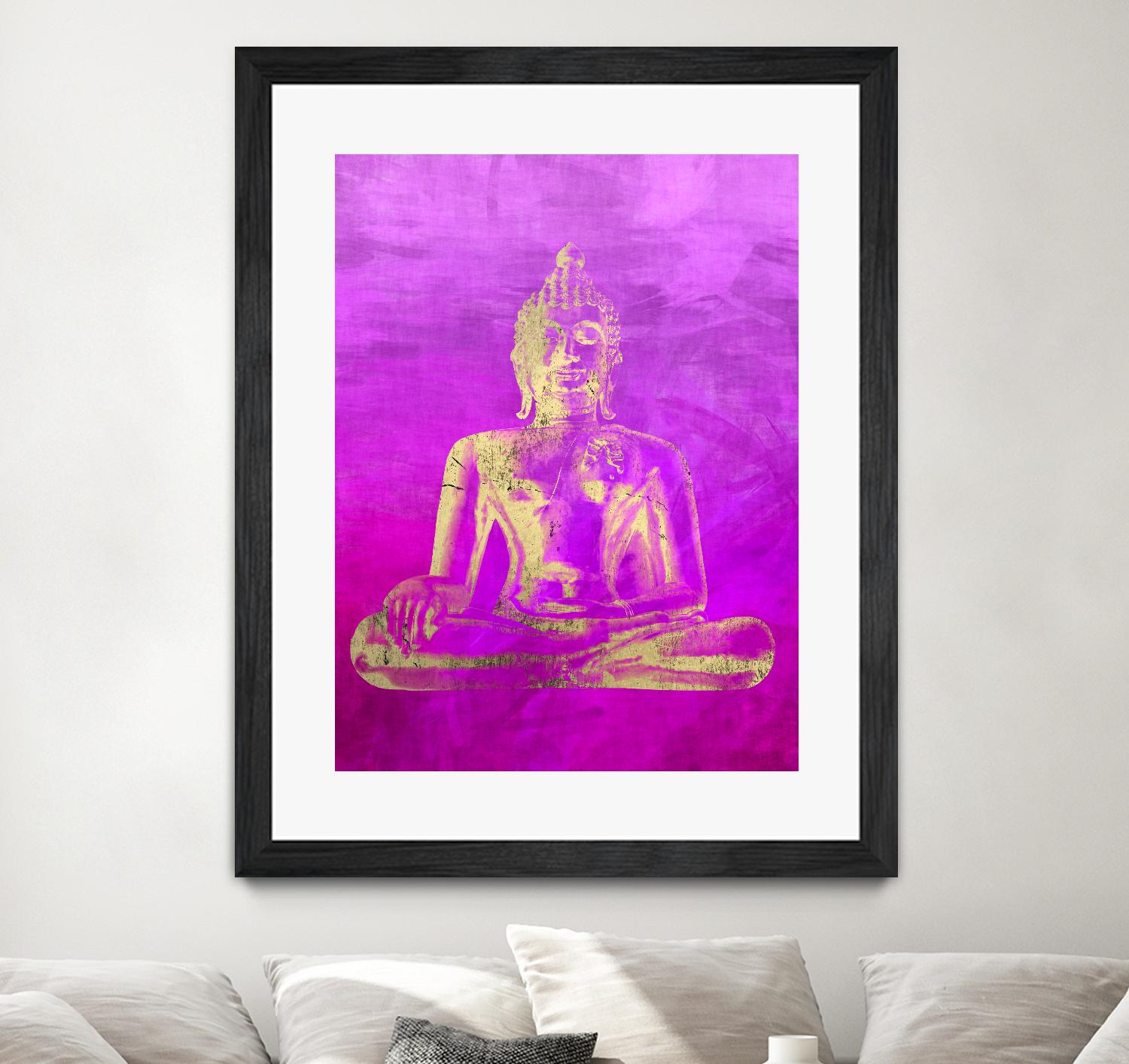 Buddha by GI ArtLab on GIANT ART - yellow oriental