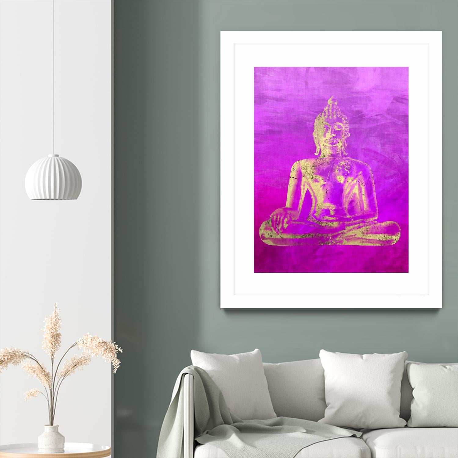 Buddha by GI ArtLab on GIANT ART - yellow oriental