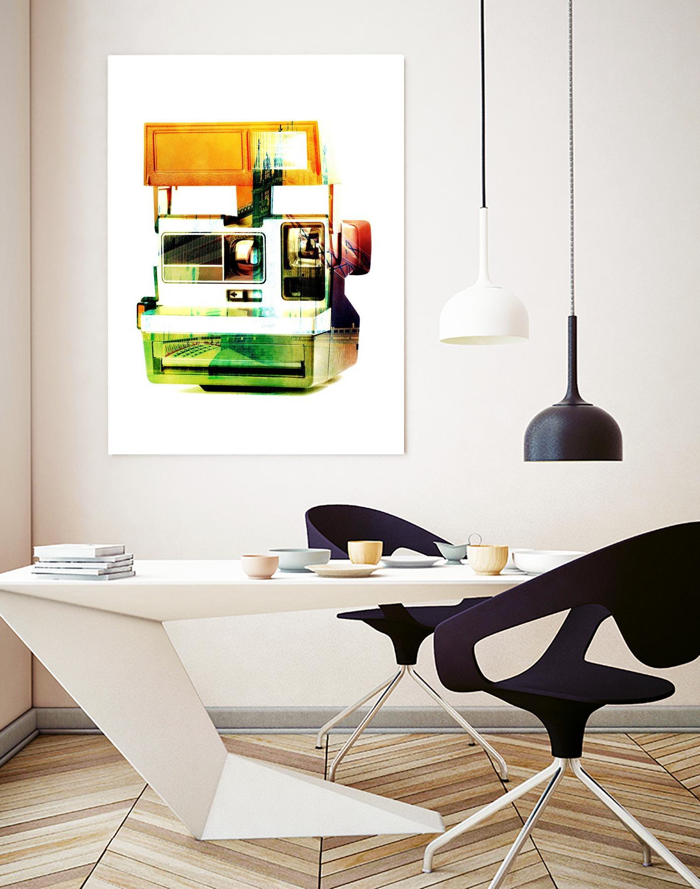 Instant London by GI ArtLab on GIANT ART - white pop art - alternative