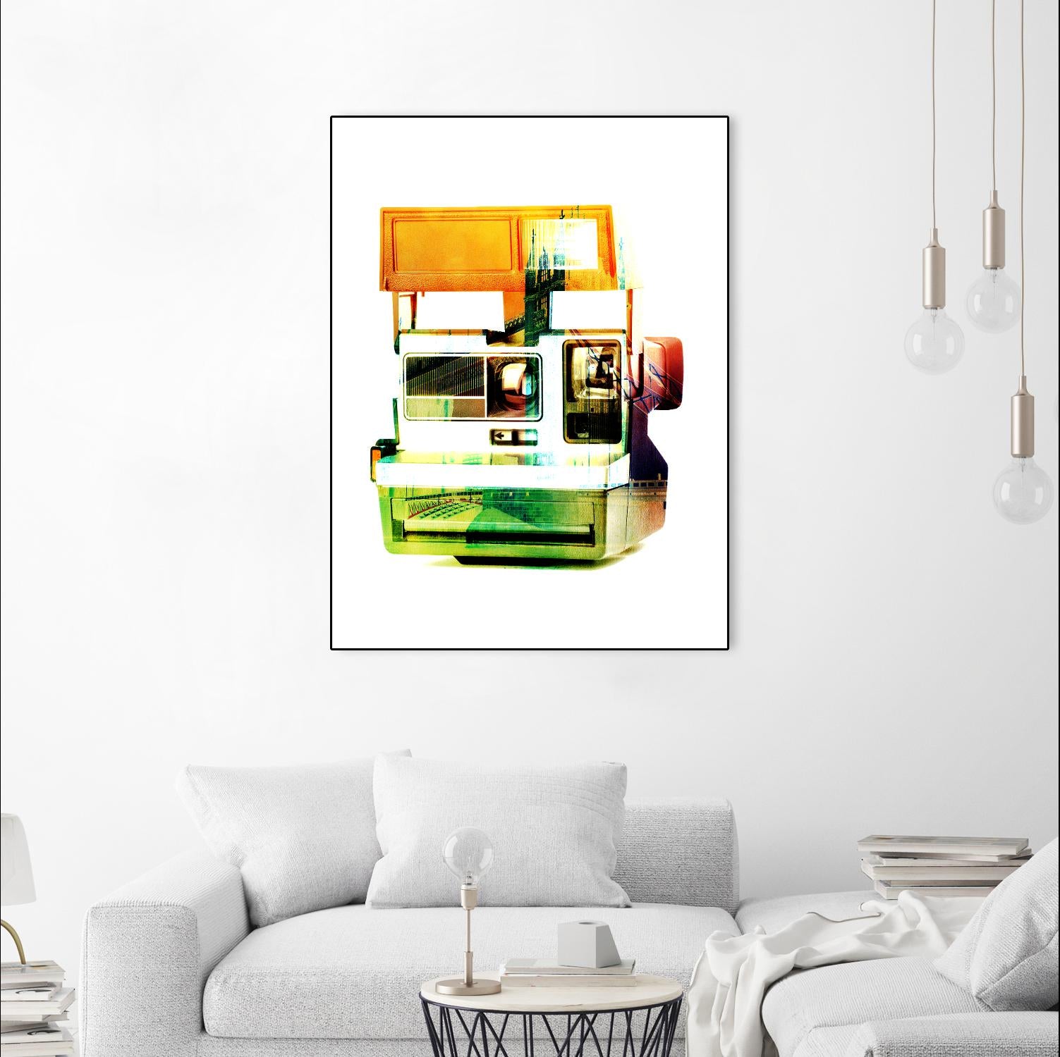 Instant London by GI ArtLab on GIANT ART - white pop art - alternative