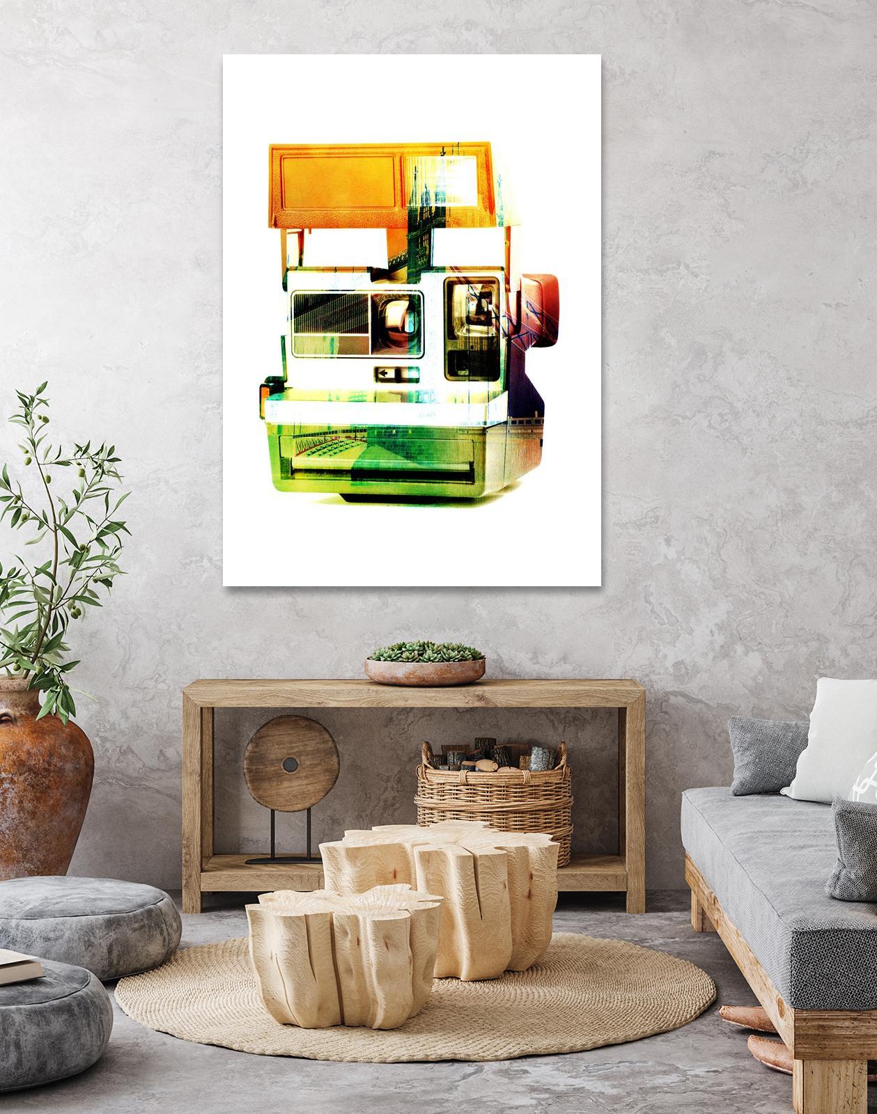 Instant London by GI ArtLab on GIANT ART - white pop art - alternative