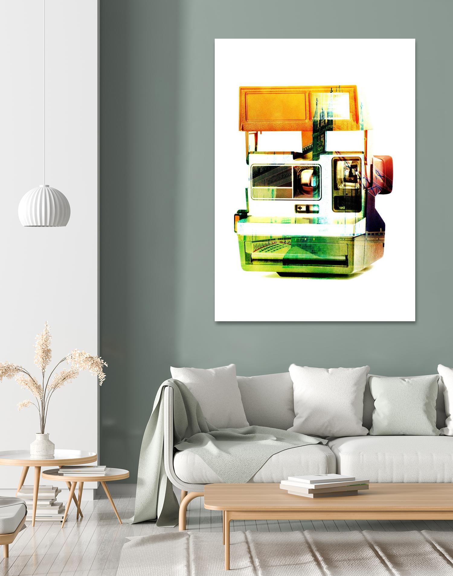 Instant London by GI ArtLab on GIANT ART - white pop art - alternative