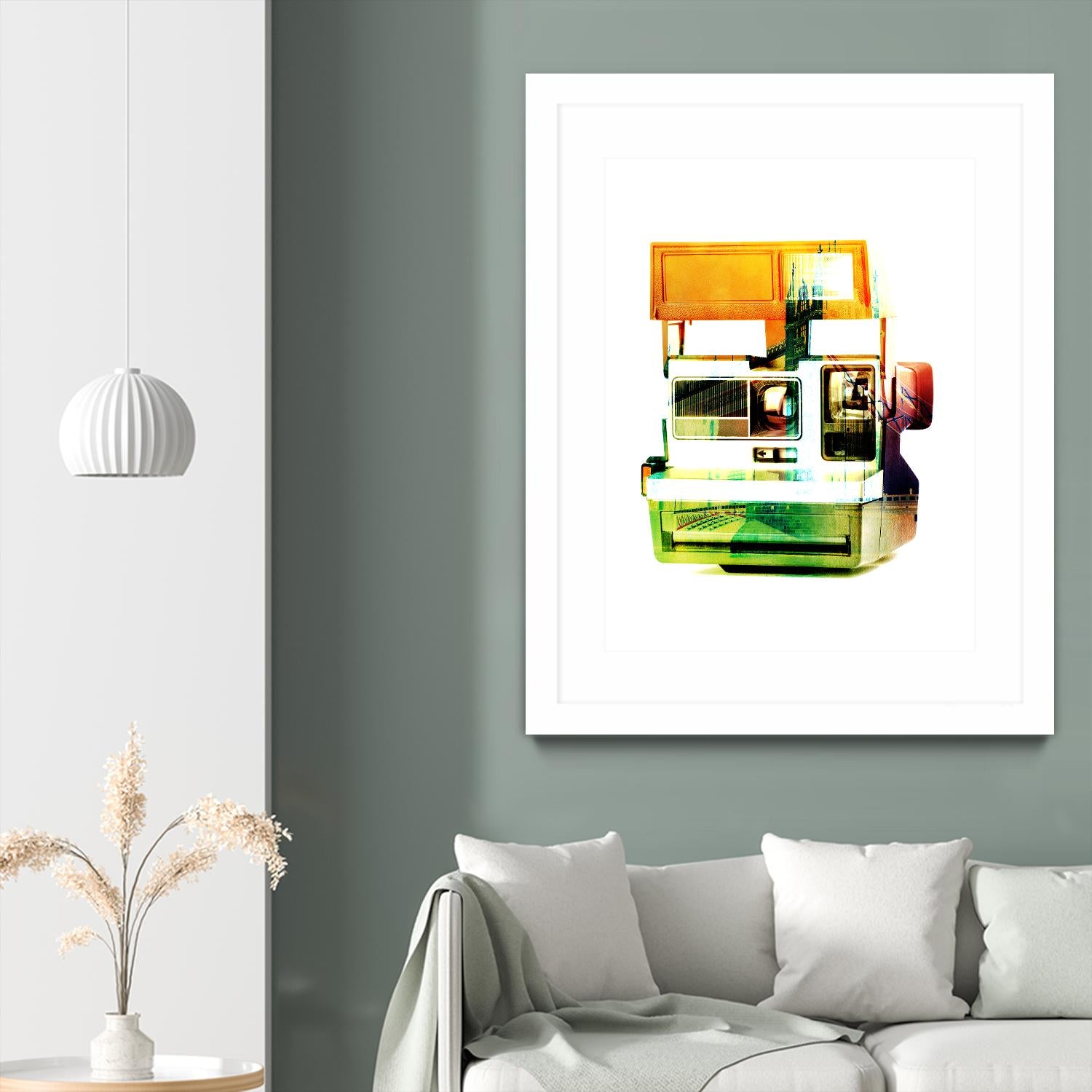 Instant London by GI ArtLab on GIANT ART - white pop art - alternative