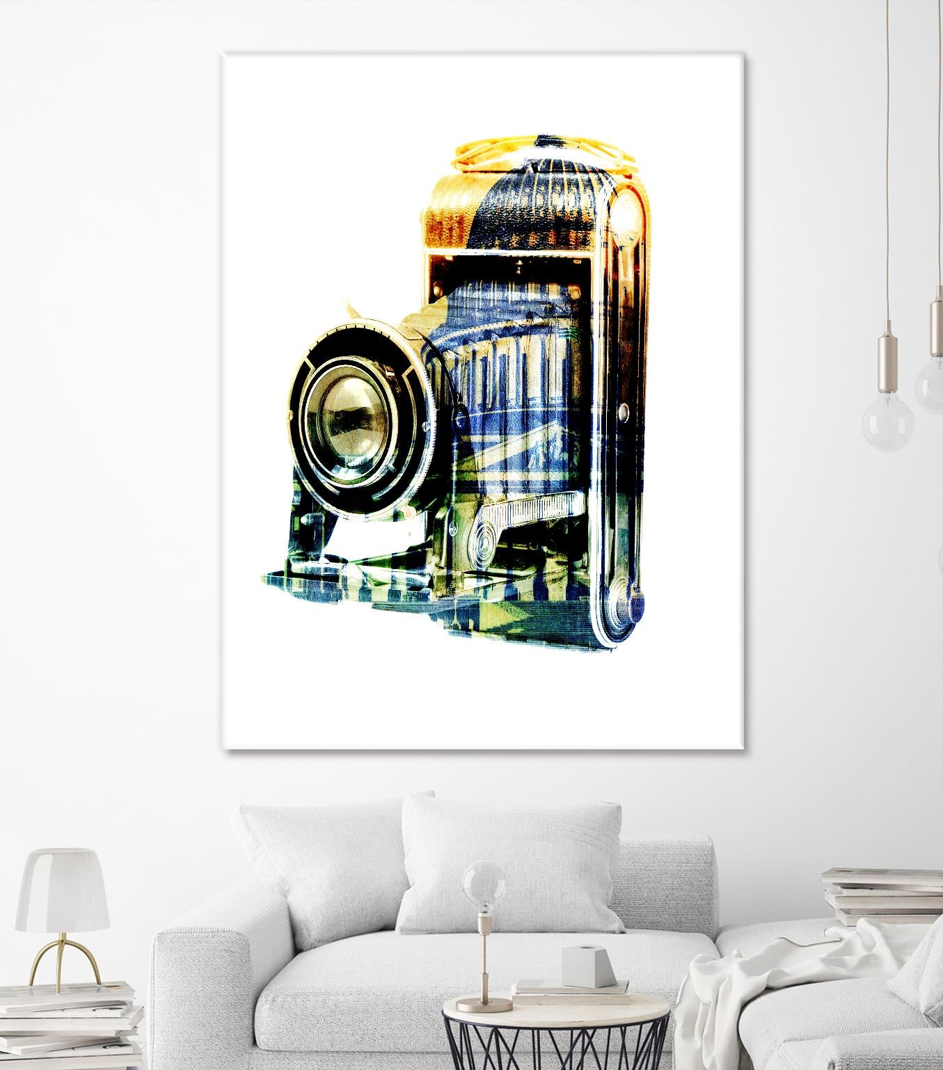 Vintage Washington DC by GI ArtLab on GIANT ART - yellow pop art - alternative