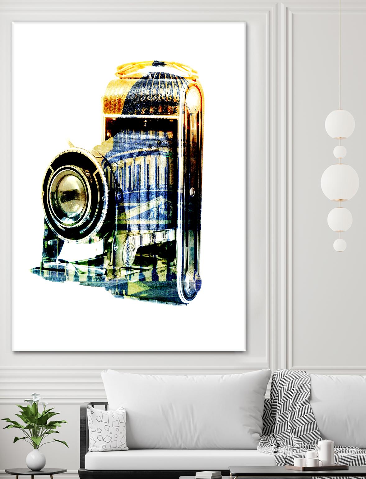 Vintage Washington DC by GI ArtLab on GIANT ART - yellow pop art - alternative
