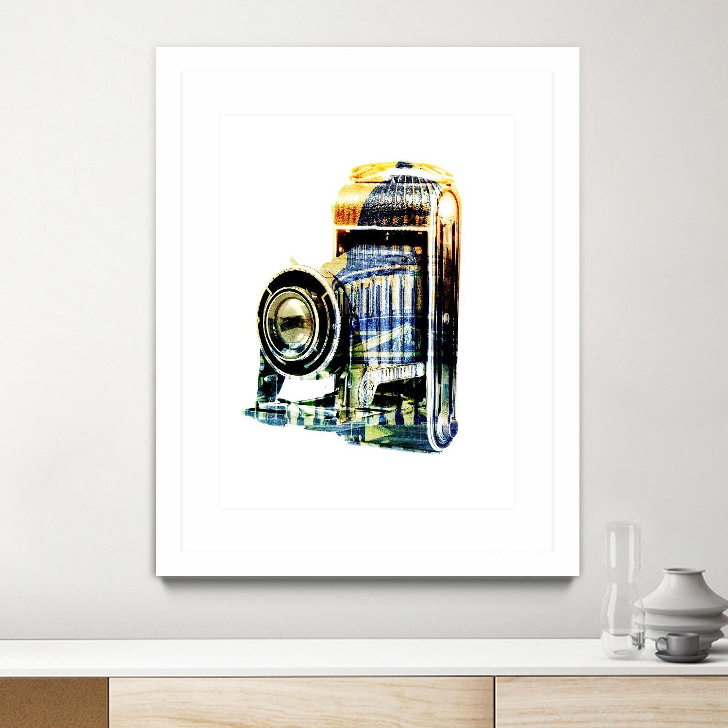 Vintage Washington DC by GI ArtLab on GIANT ART - yellow pop art - alternative