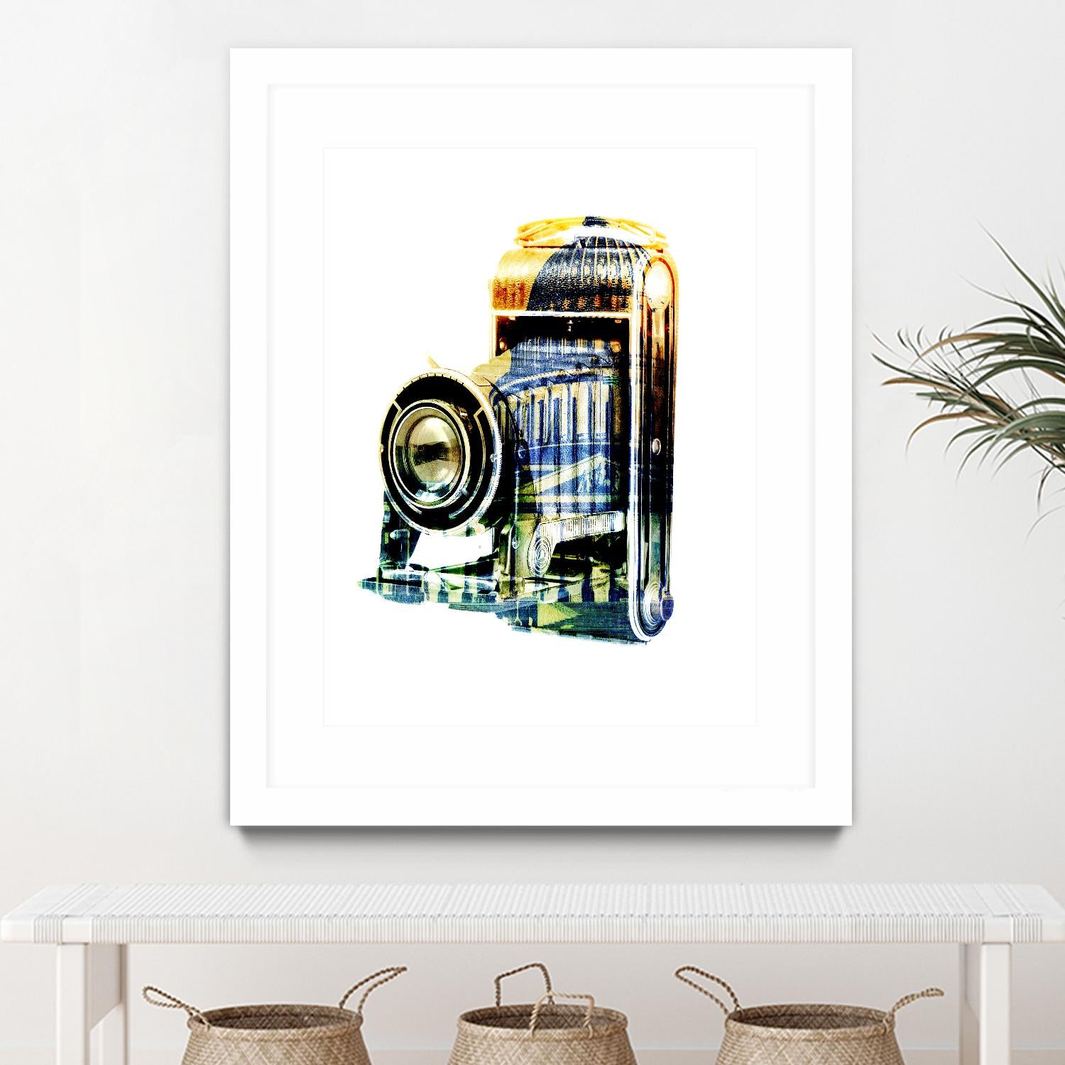 Vintage Washington DC by GI ArtLab on GIANT ART - yellow pop art - alternative